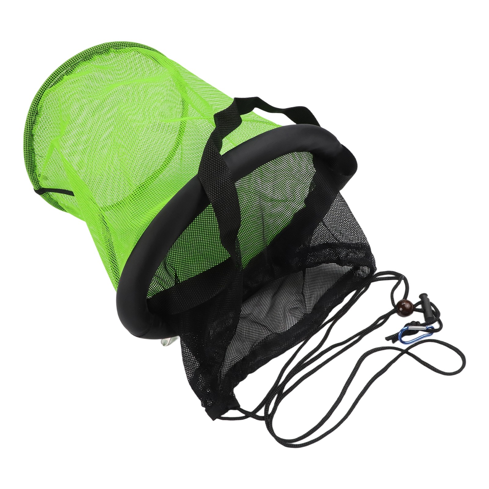 Foldable Floating Fish Basket Rubber Coating/Quick Dry Underwater Net Pocket New - Picture 35 of 37