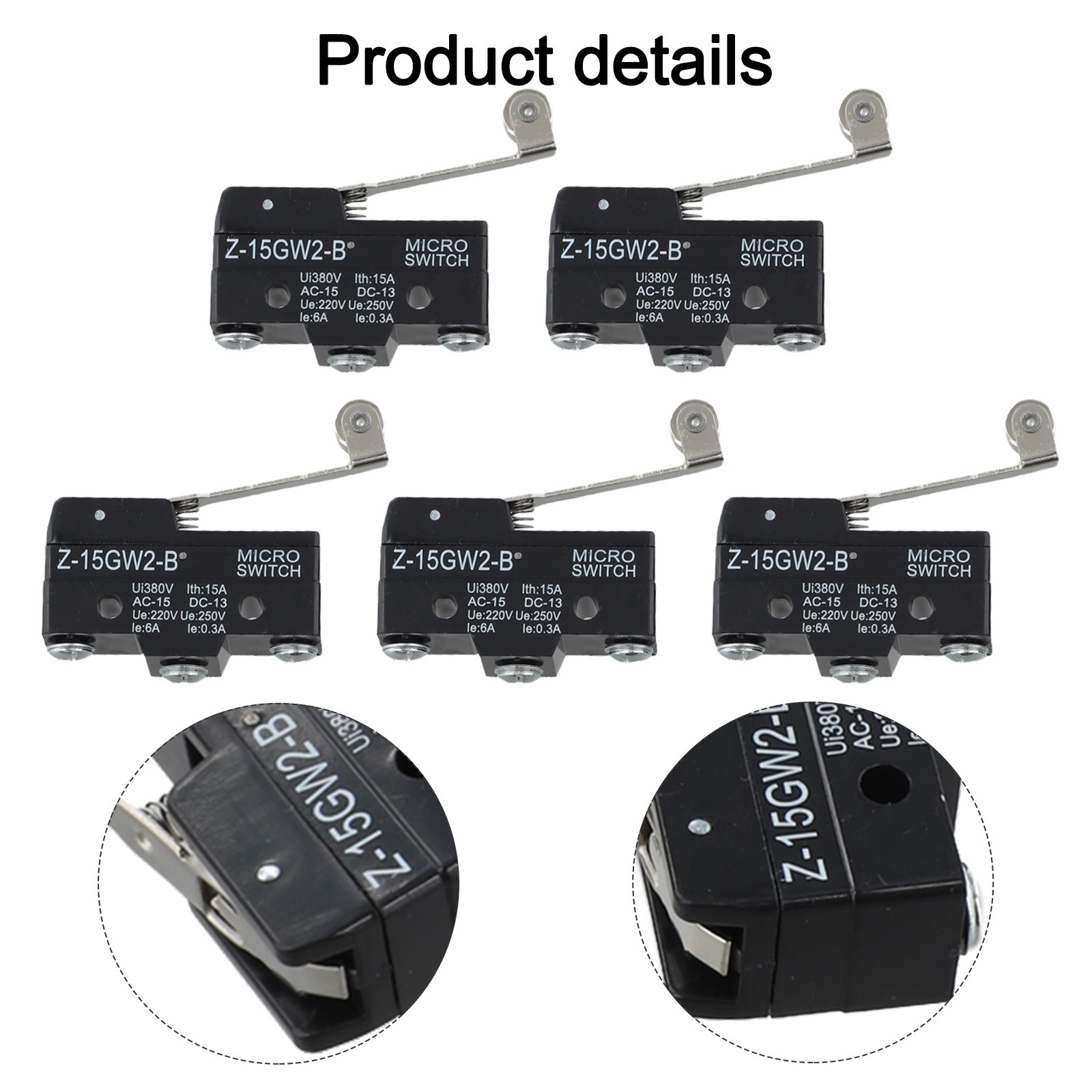 3pin Momentary Limit Switch Z15GW2B Waterproof for Various DIY Applications - Picture 29 of 32