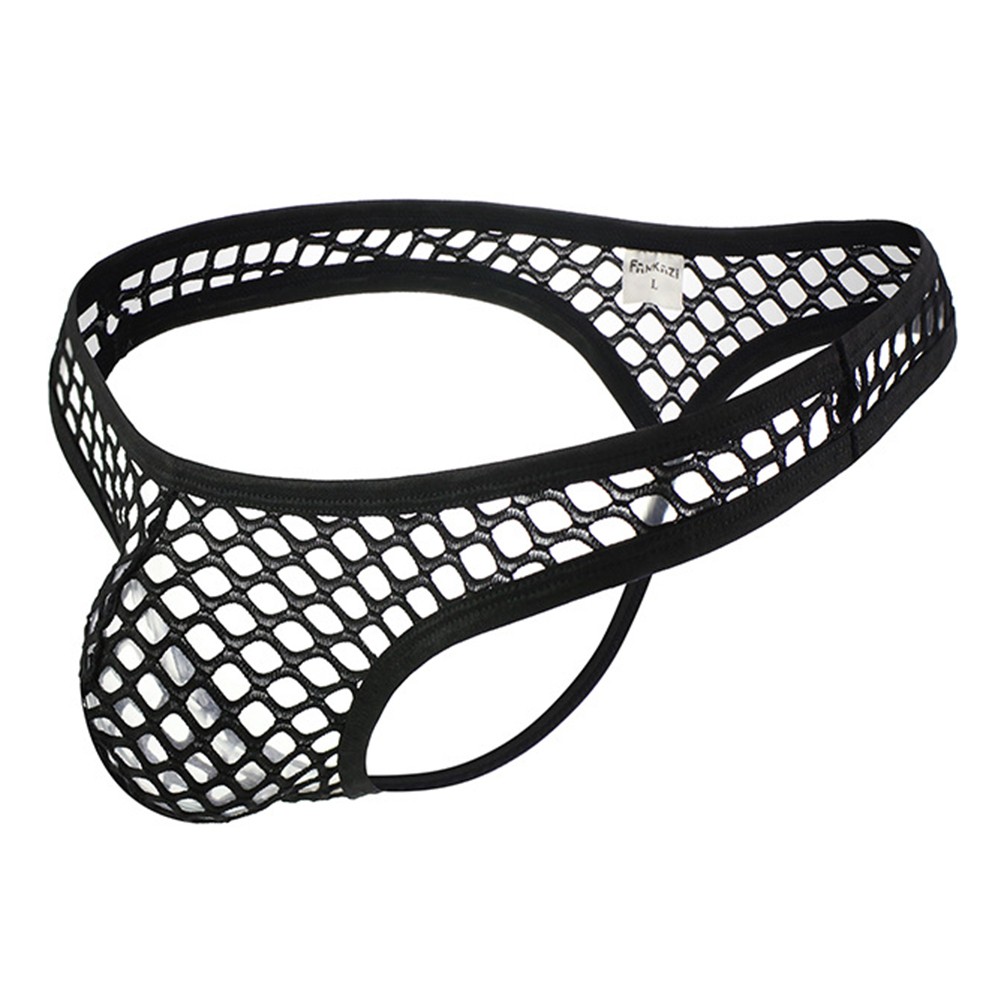 Fashionable Design Breathable Thong Fishnet Underpants Comfortable Fabric - Picture 16 of 28