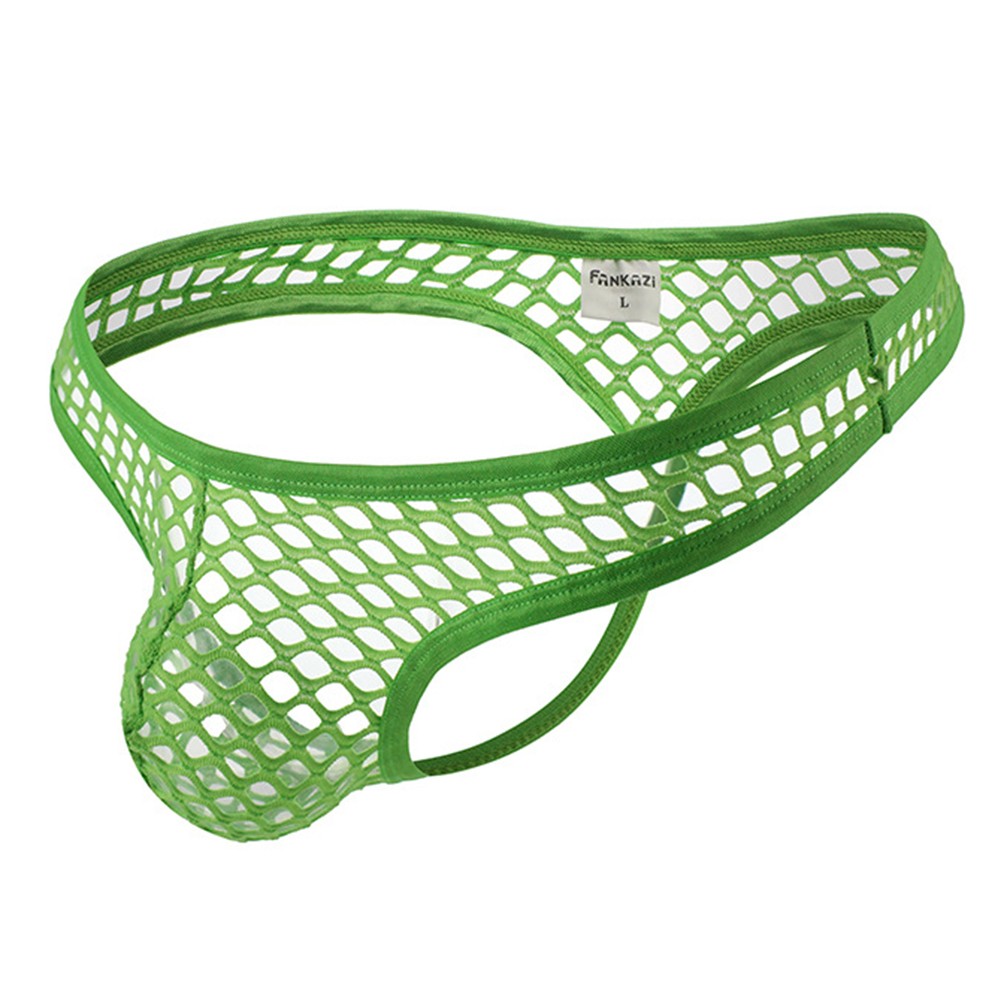 Fashionable Design Breathable Thong Fishnet Underpants Comfortable Fabric - Picture 21 of 28