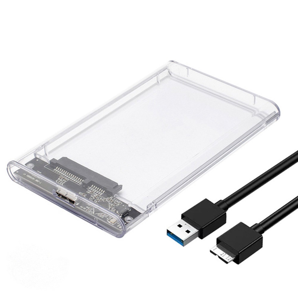 Transparentes USB3 1 Festplattengehäuse für 79 5MM HDD Daten Transfer Box - Picture 13 of 29