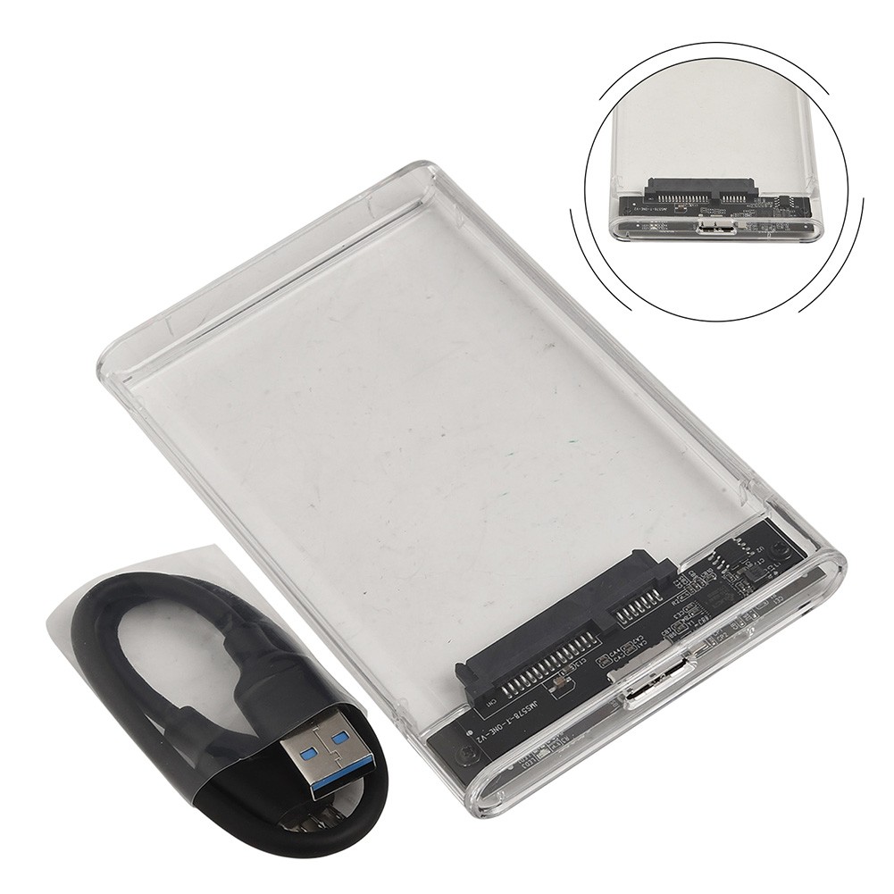 Transparentes USB3 1 Festplattengehäuse für 79 5MM HDD Daten Transfer Box - Picture 16 of 29