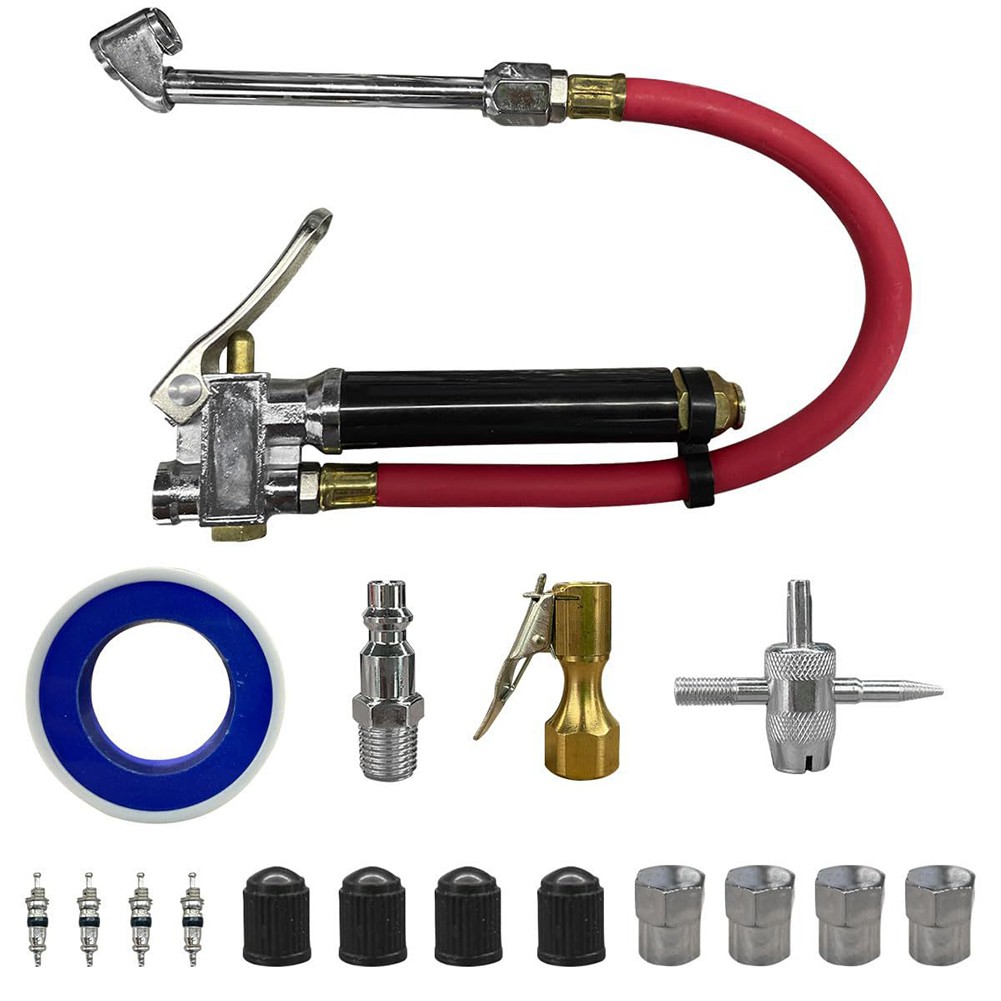 Heavy Duty Tire Pressure Gauge Dual Head 10120 PSI 14 Inch NPT for RV and SUVs - Picture 22 of 22
