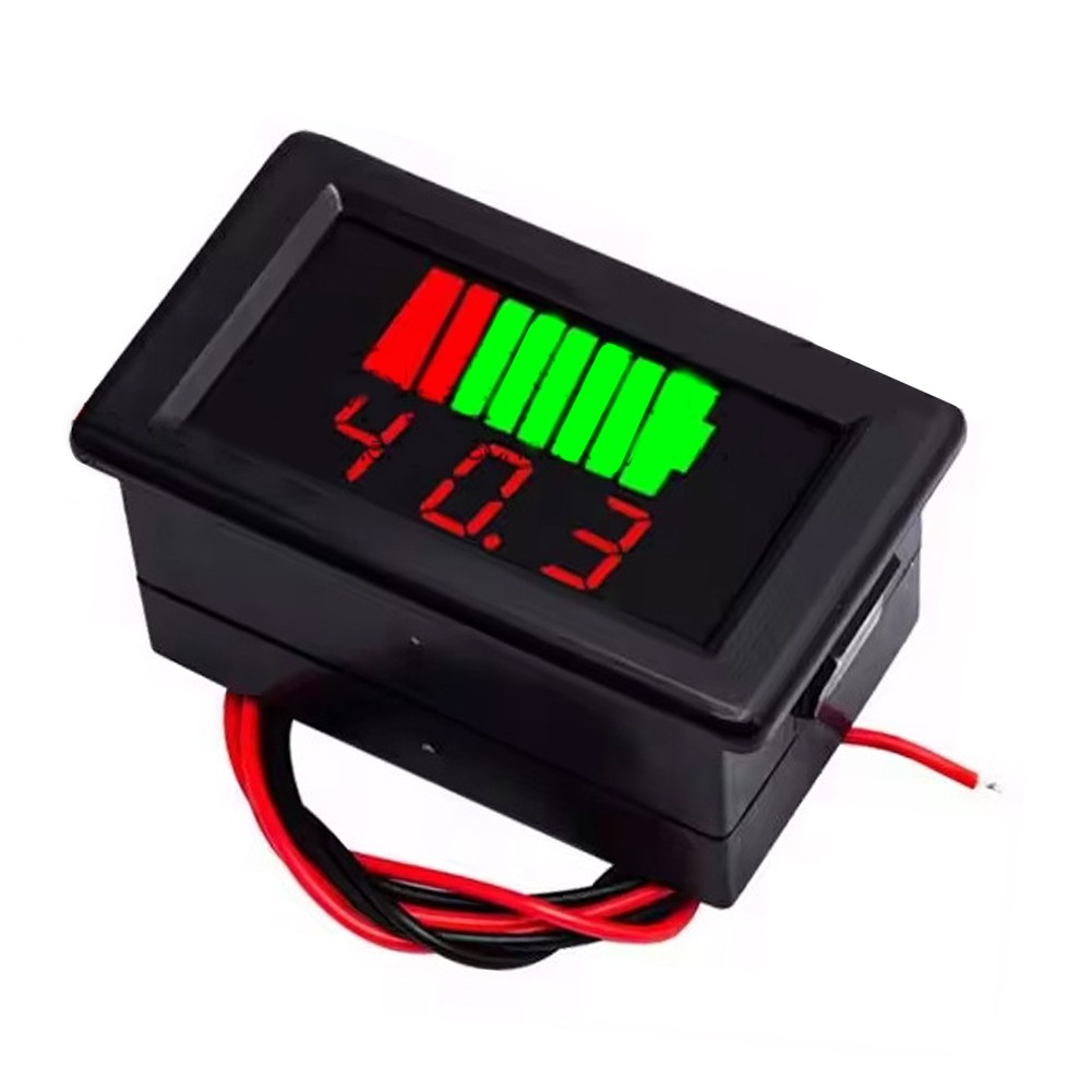Voltmetro digitale LED 12-72V voltmetro test batteria per moto auto veicolo - Picture 38 of 41