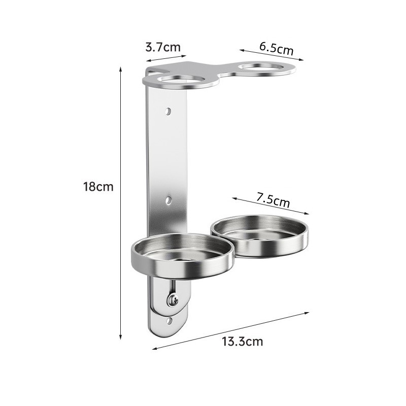 Space saving Stainless Steel Soap Dispenser Bracket for Bathroom Essentials - Picture 47 of 58