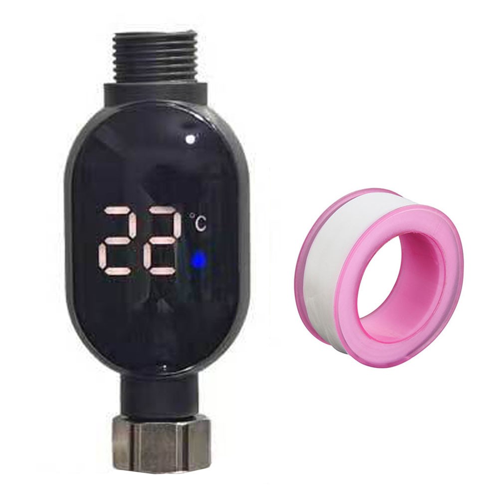 Waterproof Digital Shower Faucet Thermometer with Color Indicator for Safety