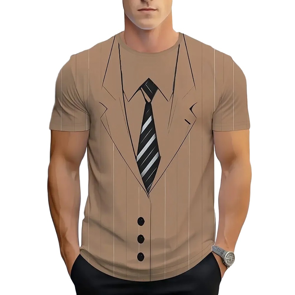 Funny Graphic Tee Fake Muscle T-Shirt Available In Multiple Sizes Casual Wear - Picture 12 of 16
