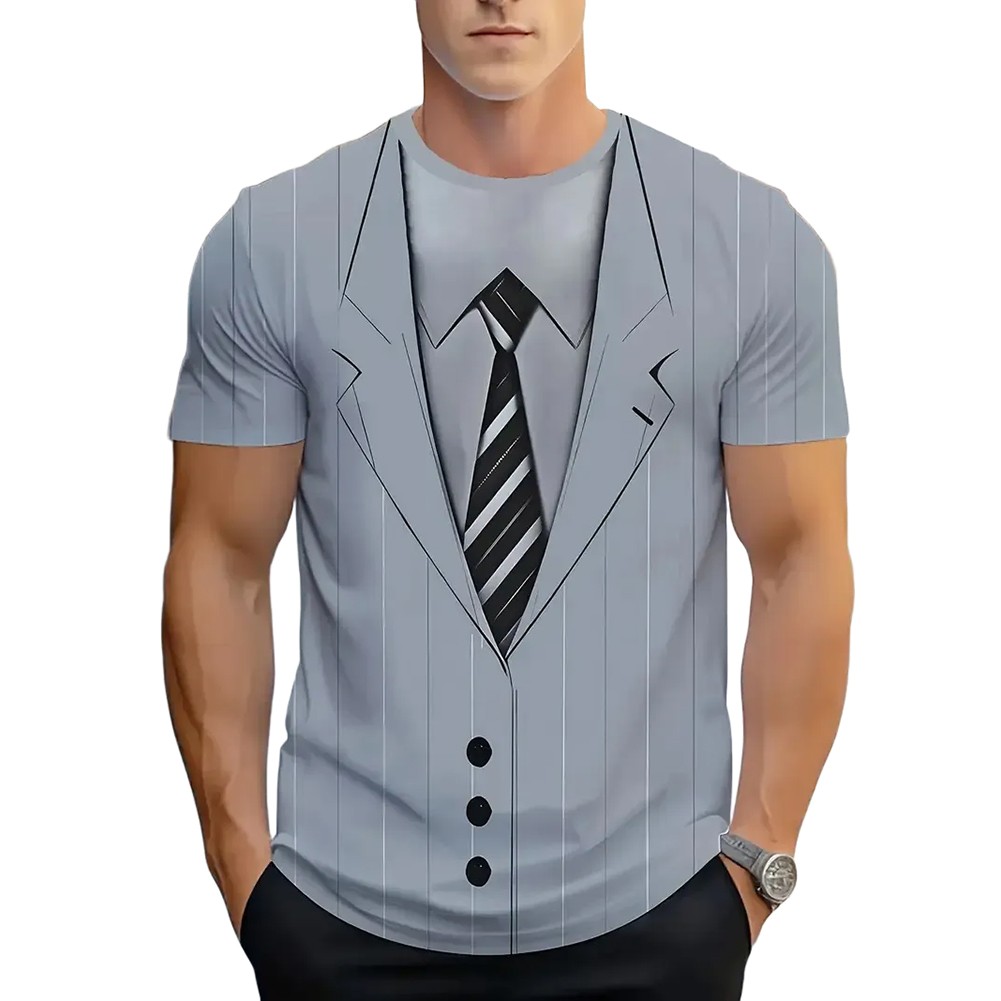 Funny Graphic Tee Fake Muscle T-Shirt Available In Multiple Sizes Casual Wear - Picture 8 of 16