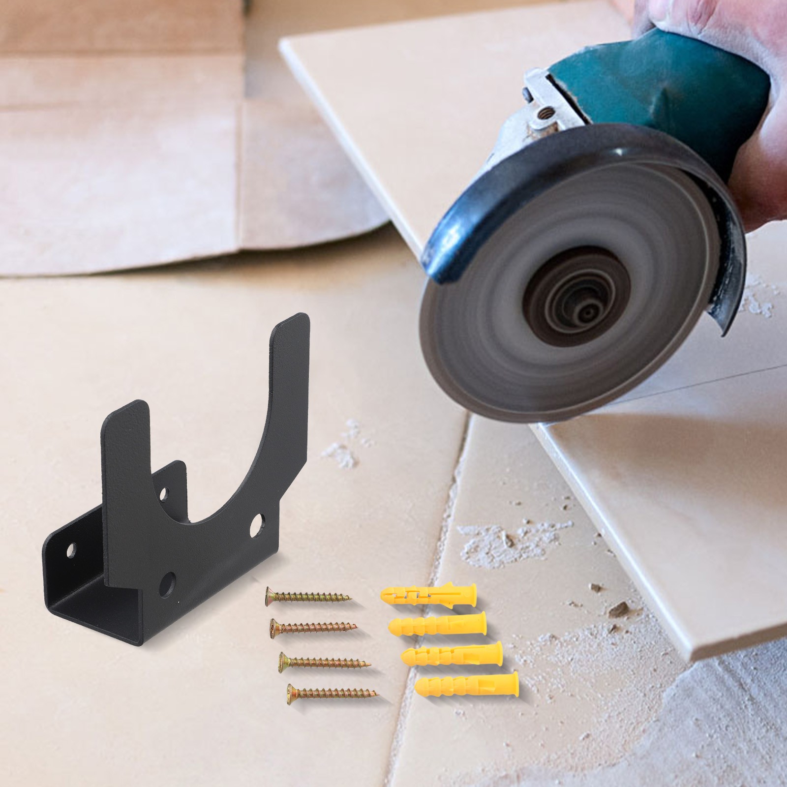 1pc Angle Grinder Holders Polisher Storage Racks Wall Mounted Bracket For Home