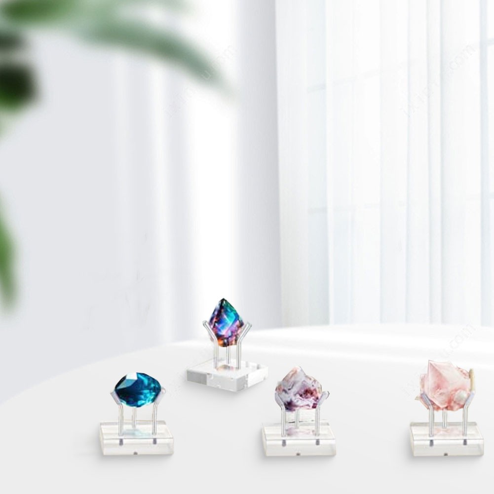 Acrylic Display Stands 4 Pack Display Stands High Transmission Acrylic