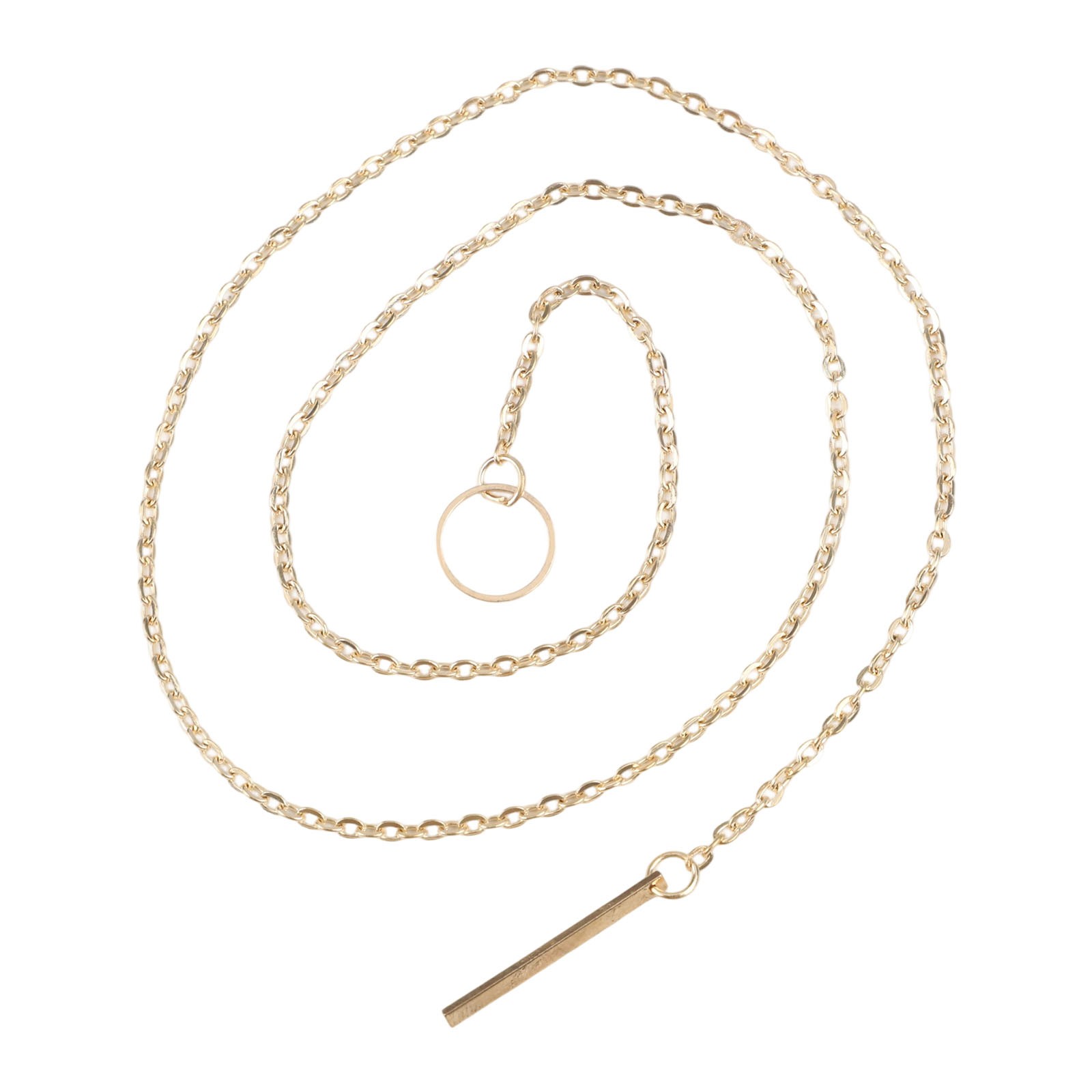 Fashionable Alloy Necklace with Unique Metal Ring for Chic Accessories - Picture 25 of 25