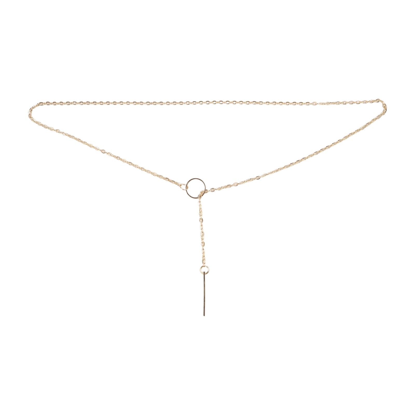 Fashionable Alloy Necklace with Unique Metal Ring for Chic Accessories - Picture 17 of 25