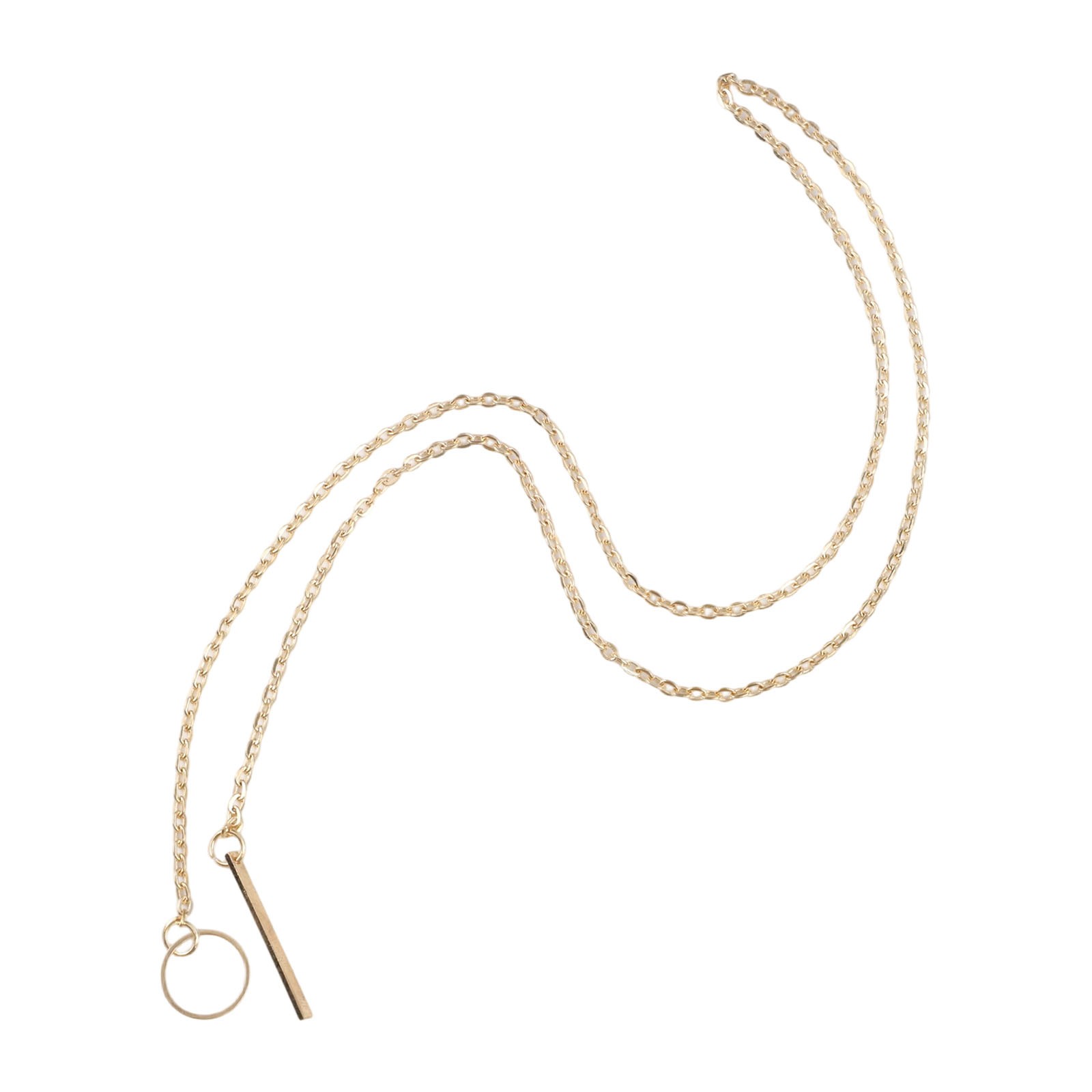 Fashionable Alloy Necklace with Unique Metal Ring for Chic Accessories - Picture 22 of 25