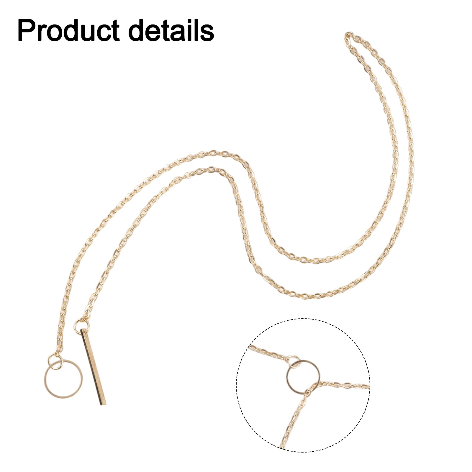 Fashionable Alloy Necklace with Unique Metal Ring for Chic Accessories - Picture 20 of 25