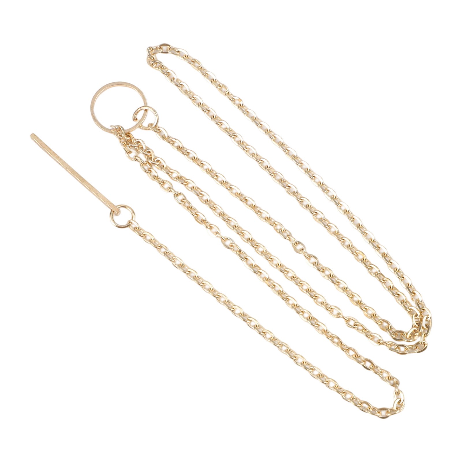 Fashionable Alloy Necklace with Unique Metal Ring for Chic Accessories - Picture 15 of 25
