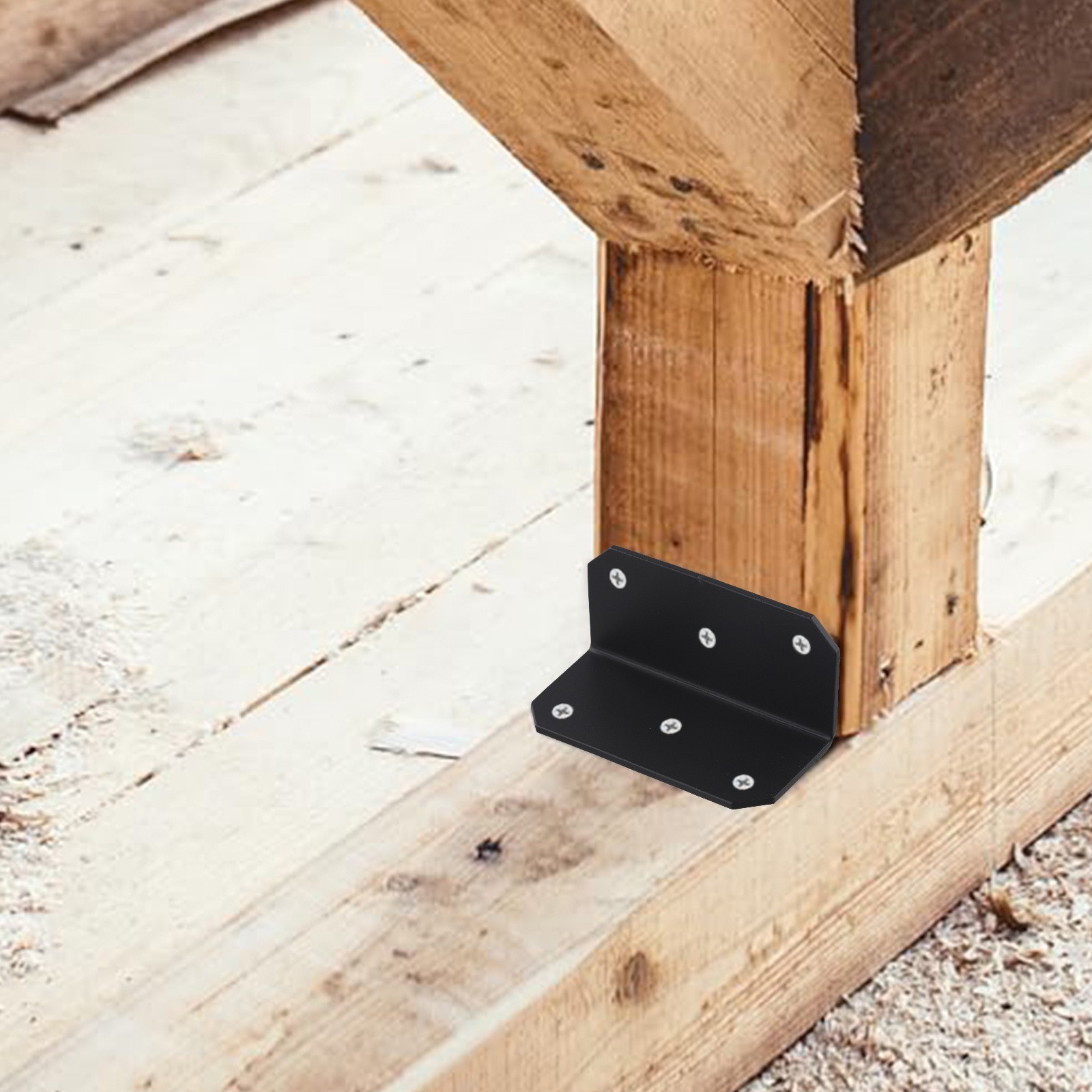 Starke Metall L Klammern 90 Grad für Möbel und Bau 100x100x50 mm - Produktbild 2