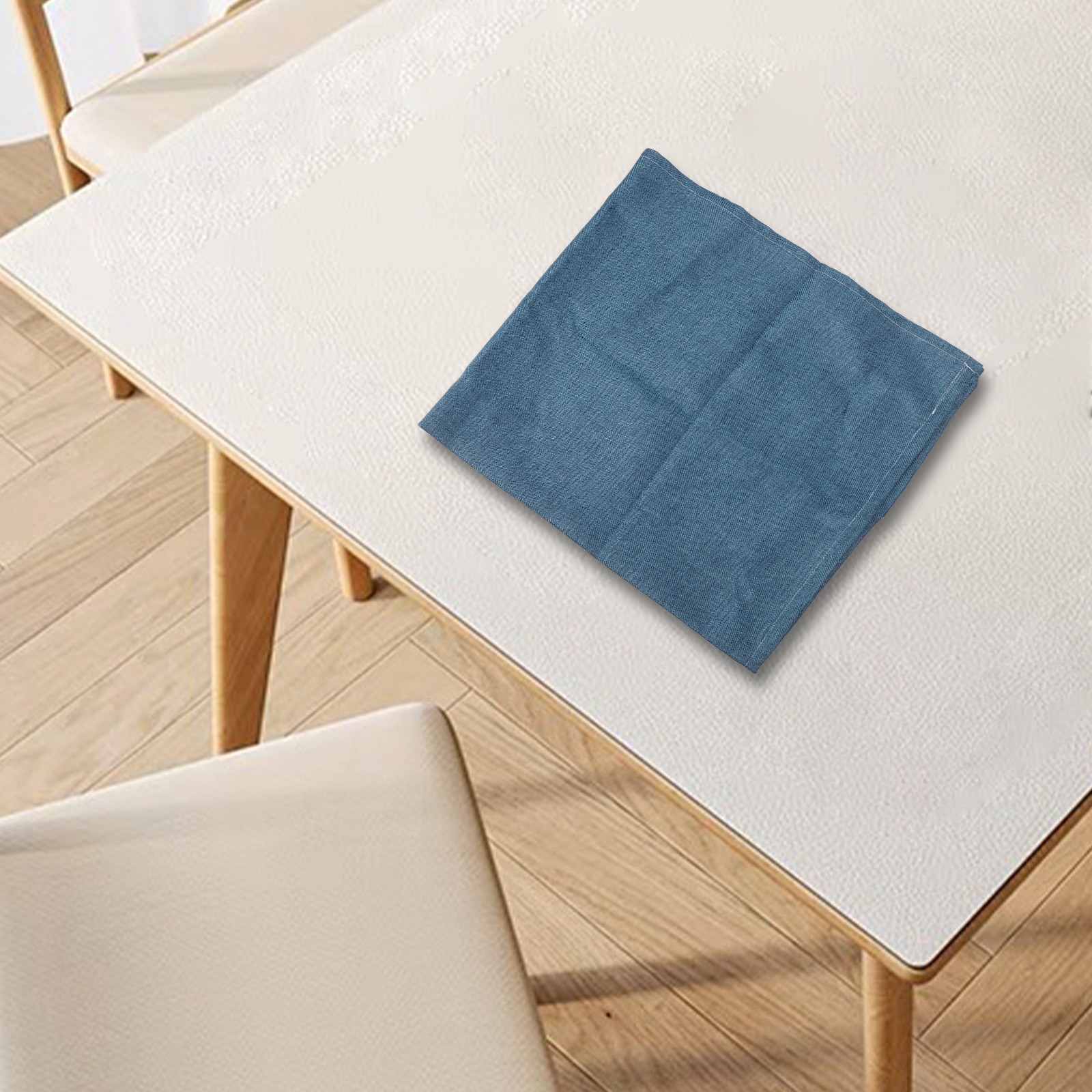 Solid Color Tablecloth 100X100cm Waterproof Stain Resistant for Gatherings - Picture 31 of 39