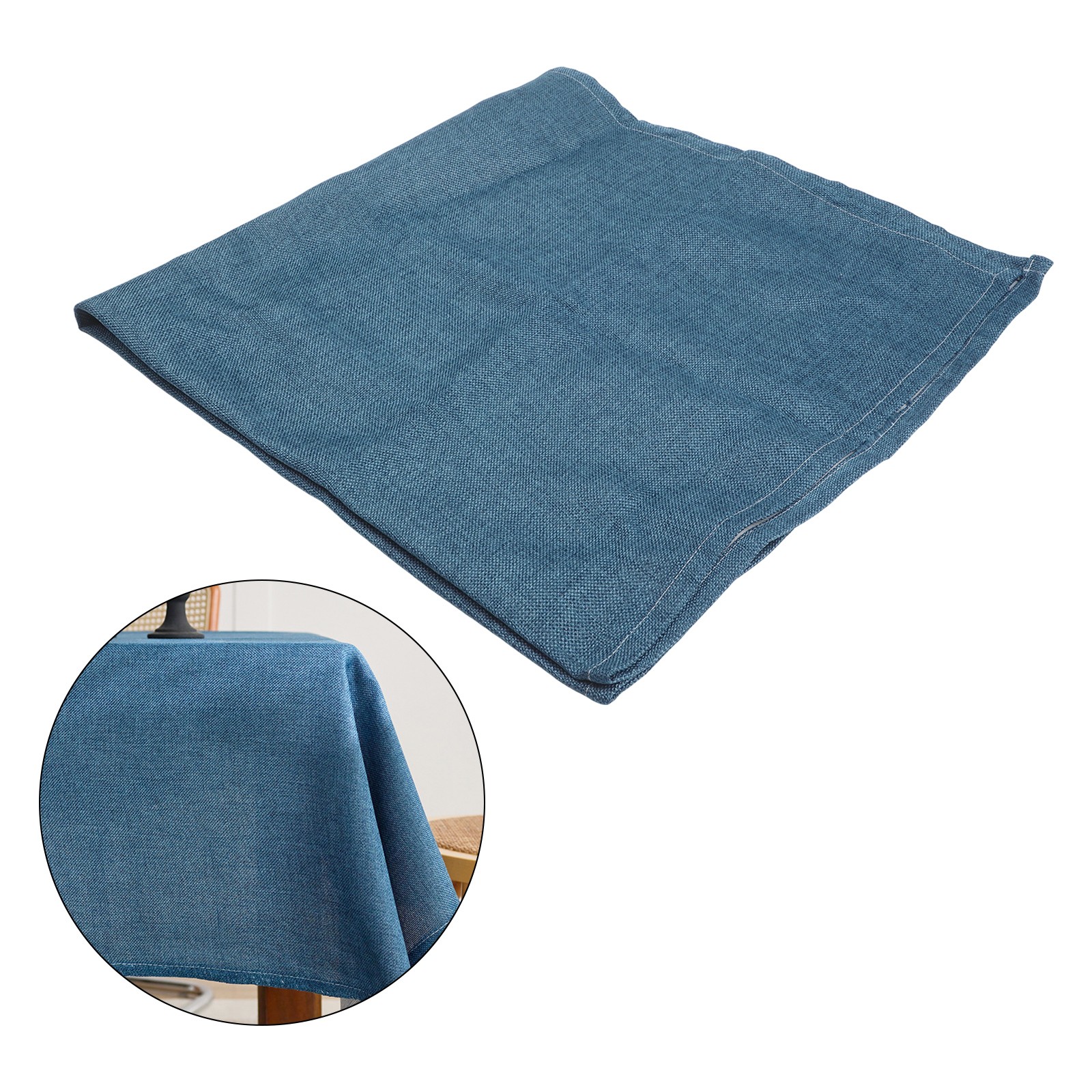 Solid Color Tablecloth 100X100cm Waterproof Stain Resistant for Gatherings - Picture 29 of 39