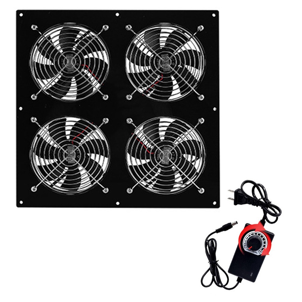 Solar Powered 12V Fan Kit 25W Exhaust Fan for Greenhouse For Chicken Coop Vent