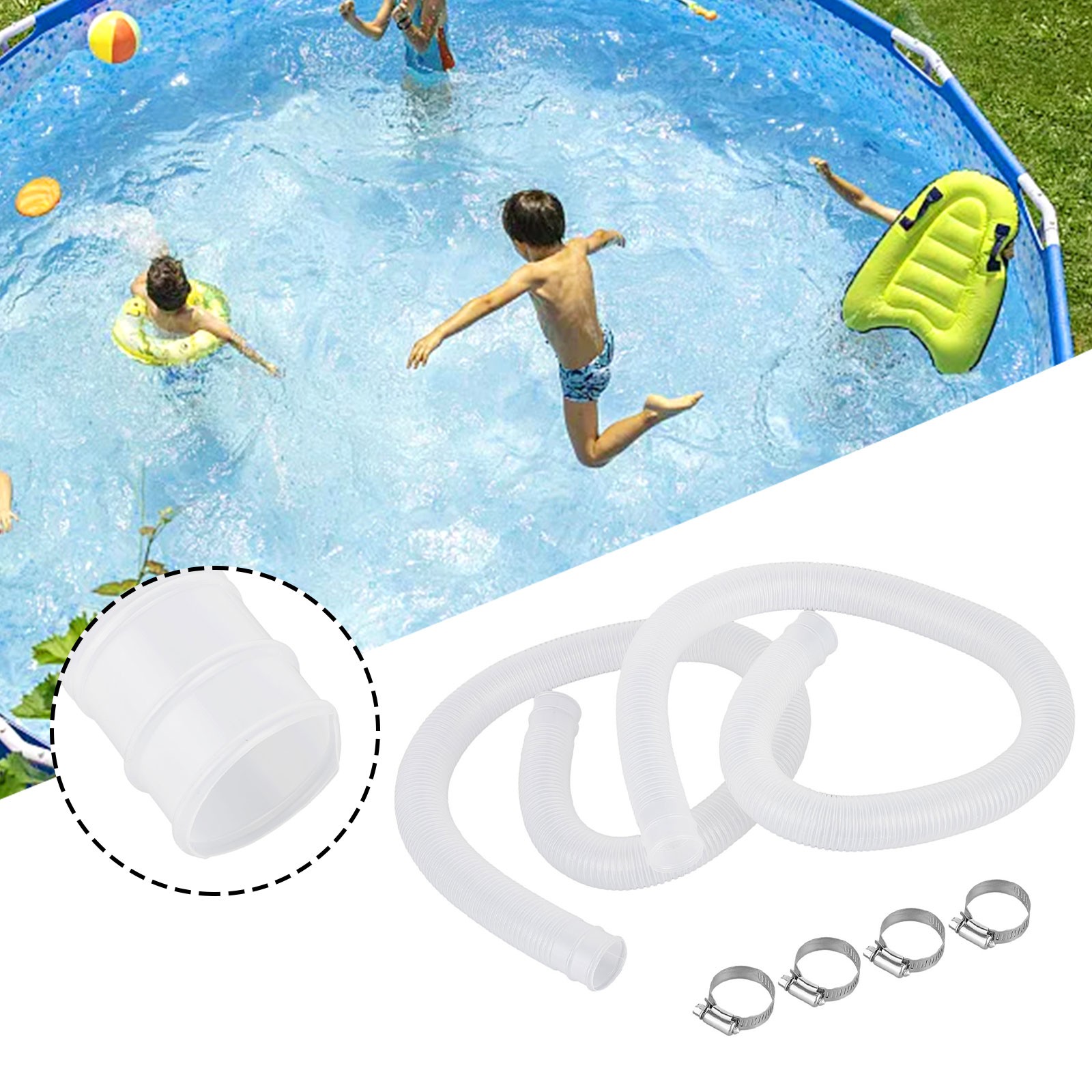 Above Ground Pool Pump Flexible Polyethylene Material Quick Installation