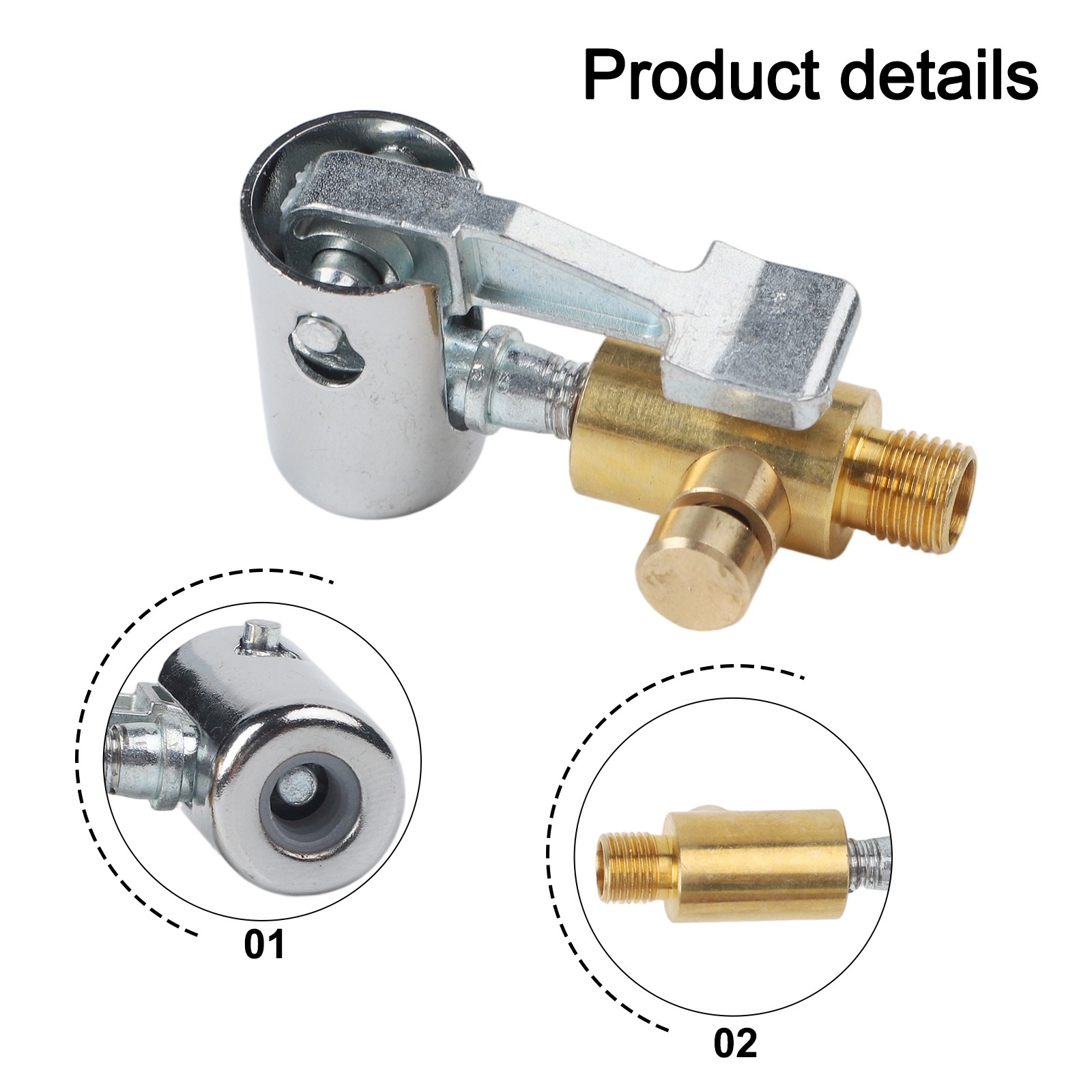 Nozzle Adapter Adapter Copperinflatable Easy To Operate Nozzle Adapter - Picture 41 of 60