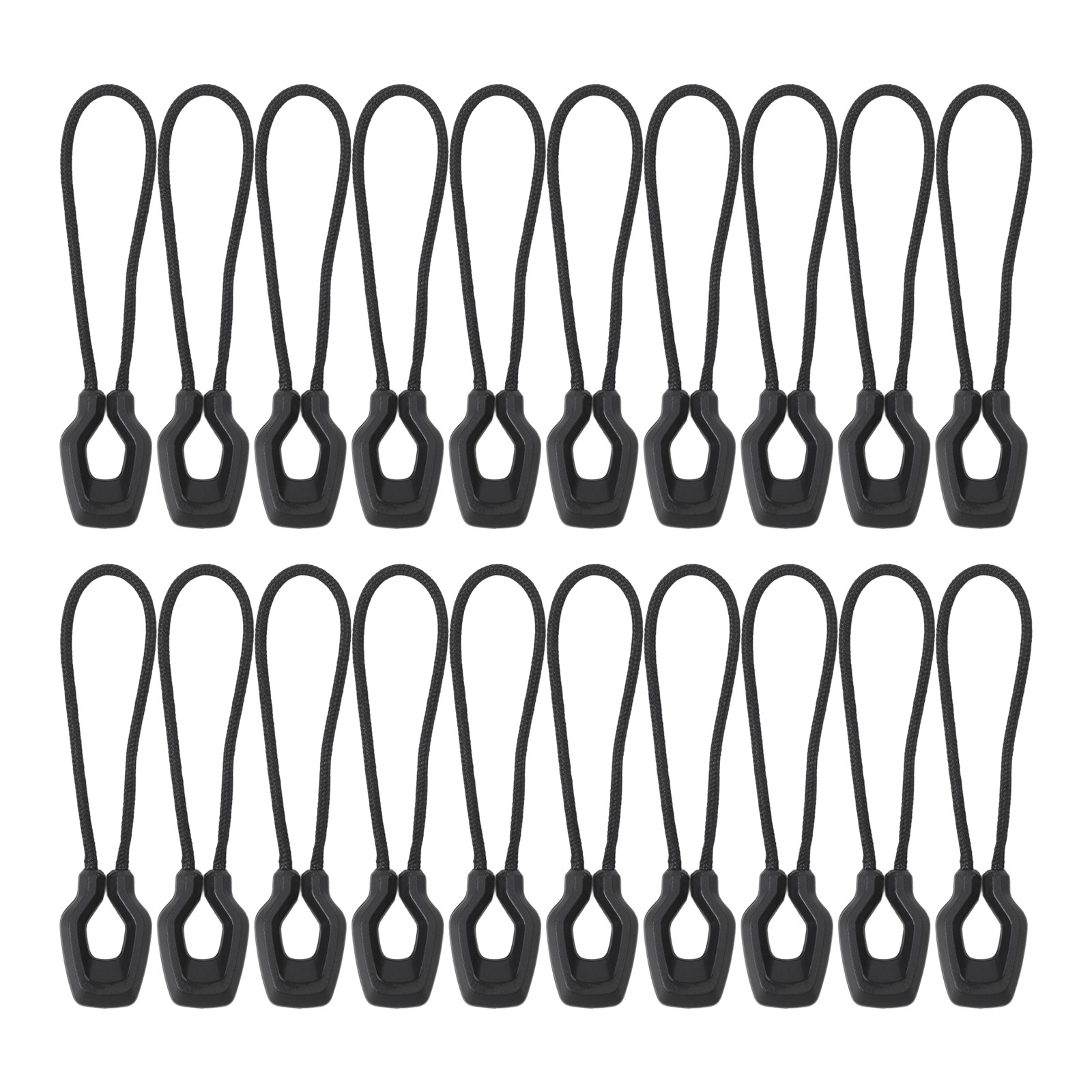 Luminous Zipper Pull Outdoor Use Night Visibility Versatile Use 20 Pack Quantity