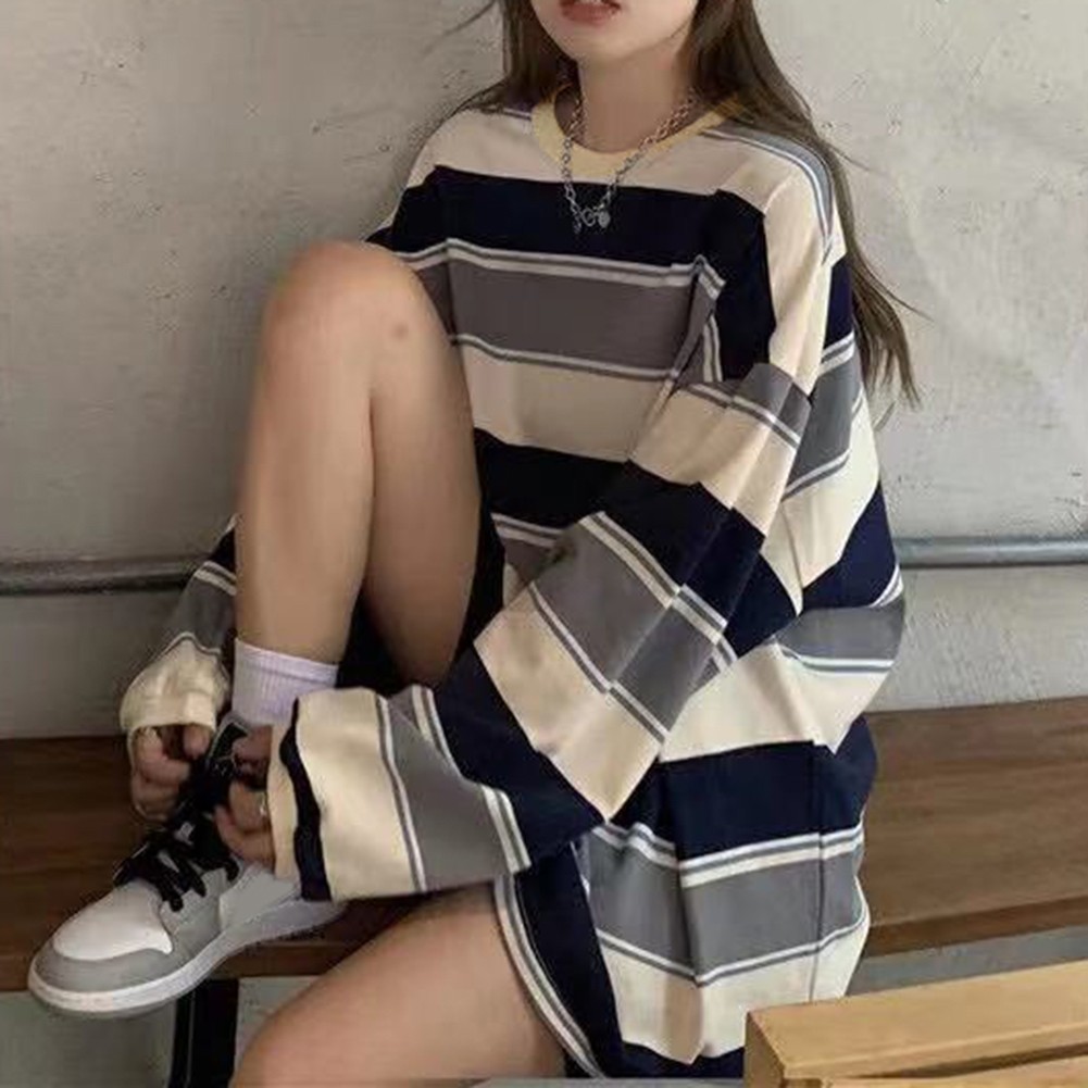 Sweatshirt Women Harajuku Fashion Couples Matching Long Sleeve Pullover - Picture 12 of 17