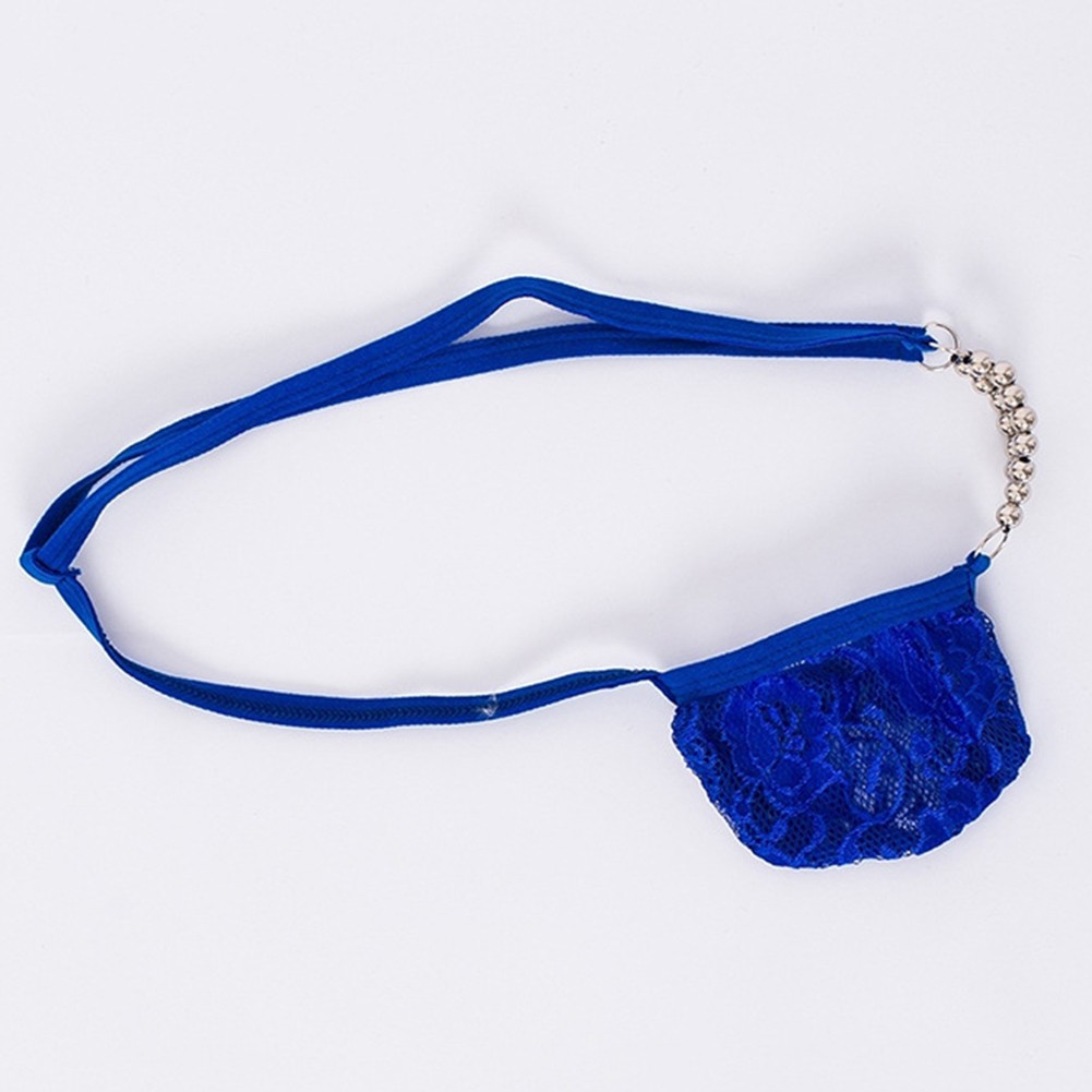 String fin respirant homme couleur unie maille sous vêtement pochette caleçon - Picture 20 of 27