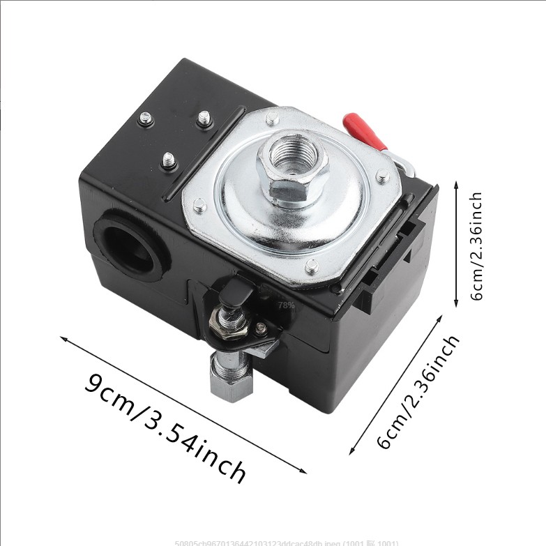 Interruptor de presión de compresor de aire 240V para varios tipos de compresores 135175 PSI - Imagen 11 de 16