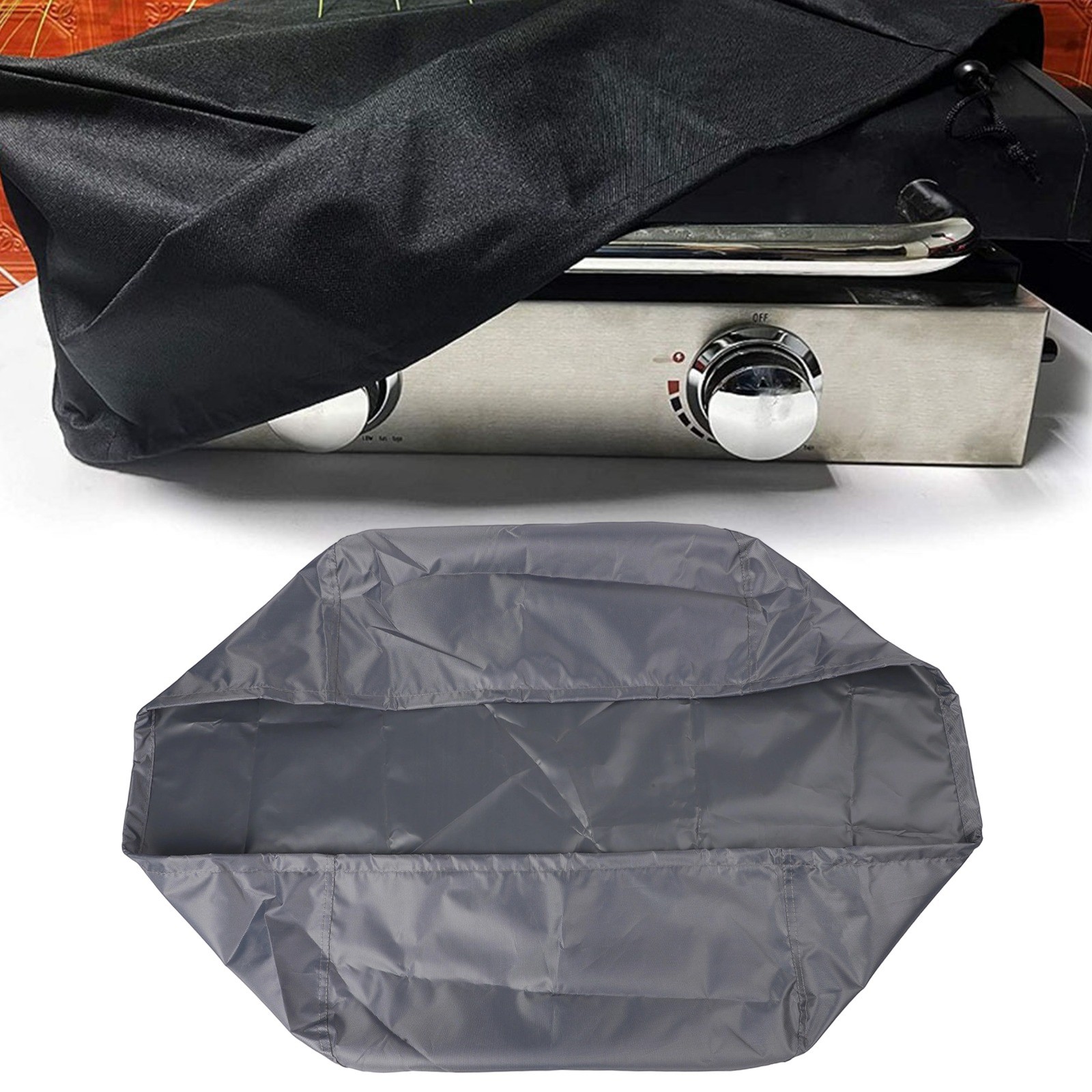Waterproof Grill Cover for 22 Inch Table Top Griddle with Hood 420D Polyester