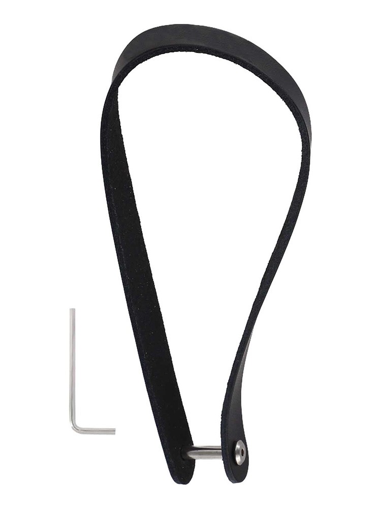 Quick Release Cowhide Handle for Brompton Bike Front Bags Simple Detachment