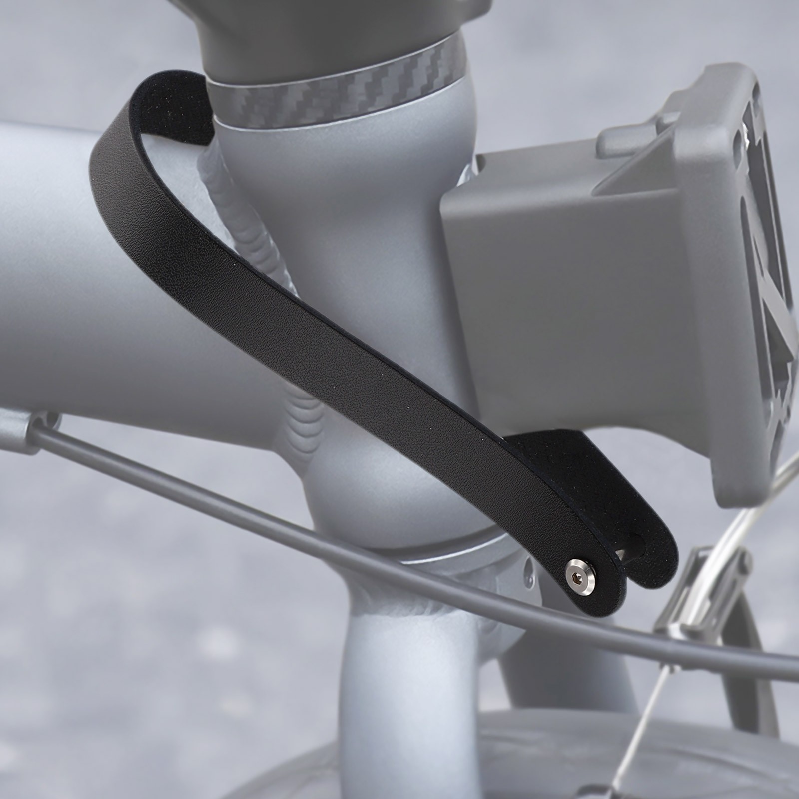 Quick Release Cowhide Handle for Brompton Bike Front Bags Simple Detachment