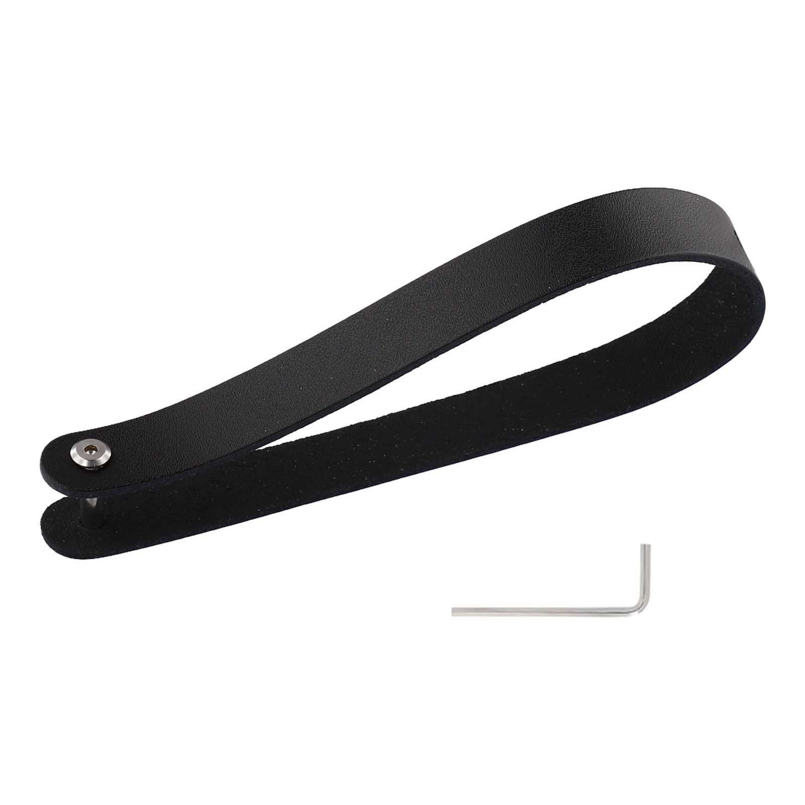 Quick Release Cowhide Handle for Brompton Bike Front Bags Simple Detachment