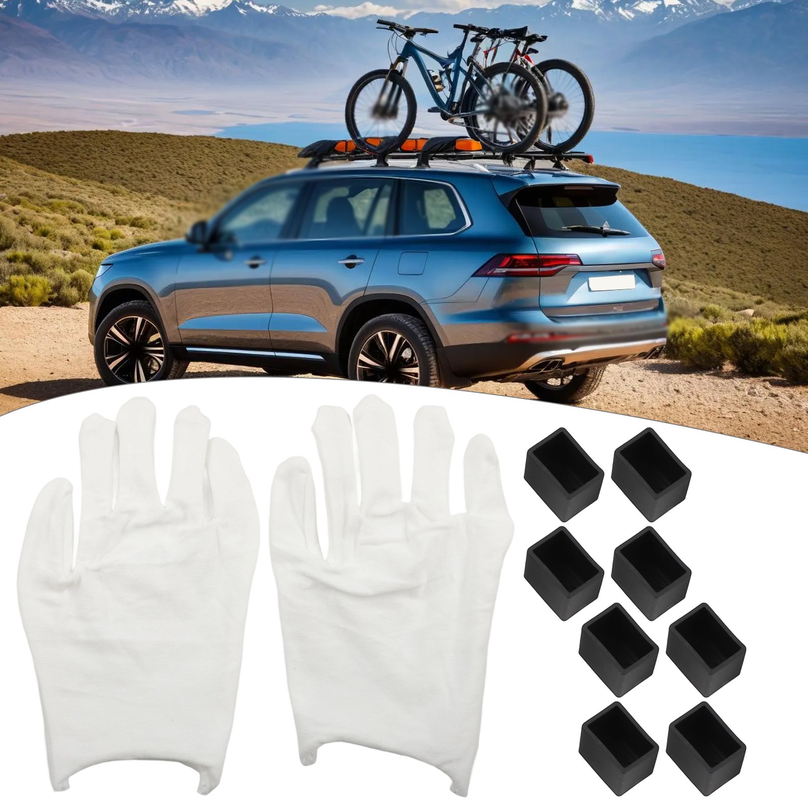 Comprehensive 8 Pack Roof End Cap Kit with Gloves for Easy Application - Picture 25 of 38