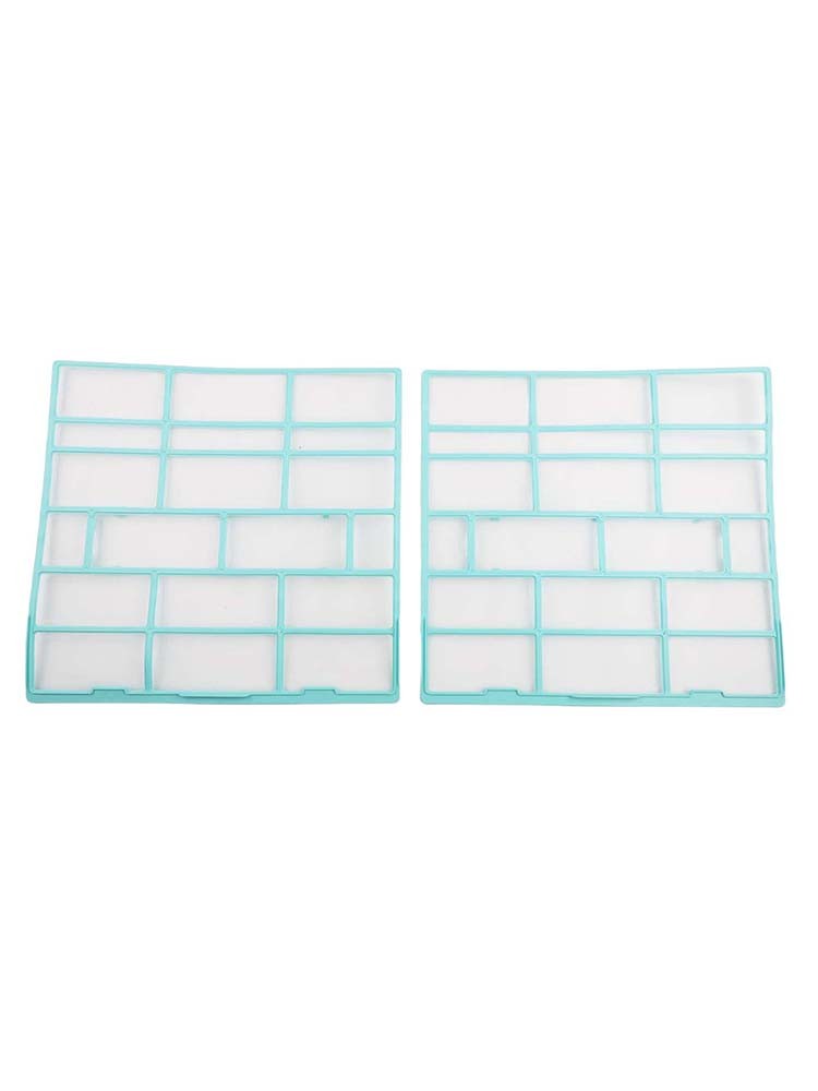 Indoor Air Conditioner Filter Dustproof Screen 2pcs Set for Easy Installation