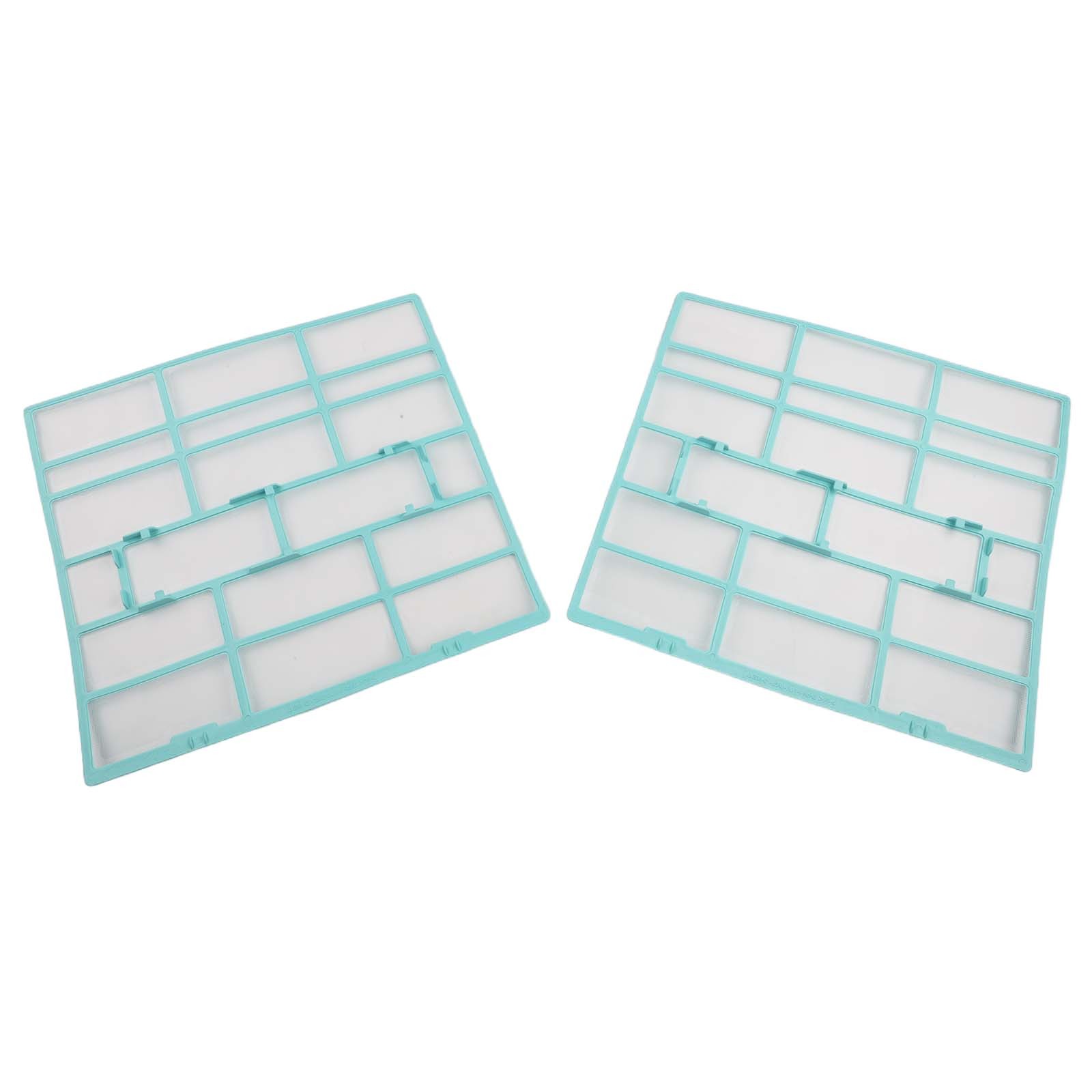 2pcs Air Conditioner Filter Dust Screen for Indoor Unit with Easy Installation