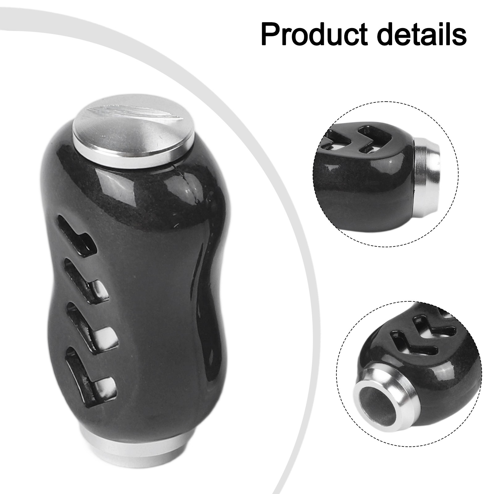 For PD106 Carbon Grip Knob Ergonomic Handle Design Gourd-shaped Design - Picture 38 of 44