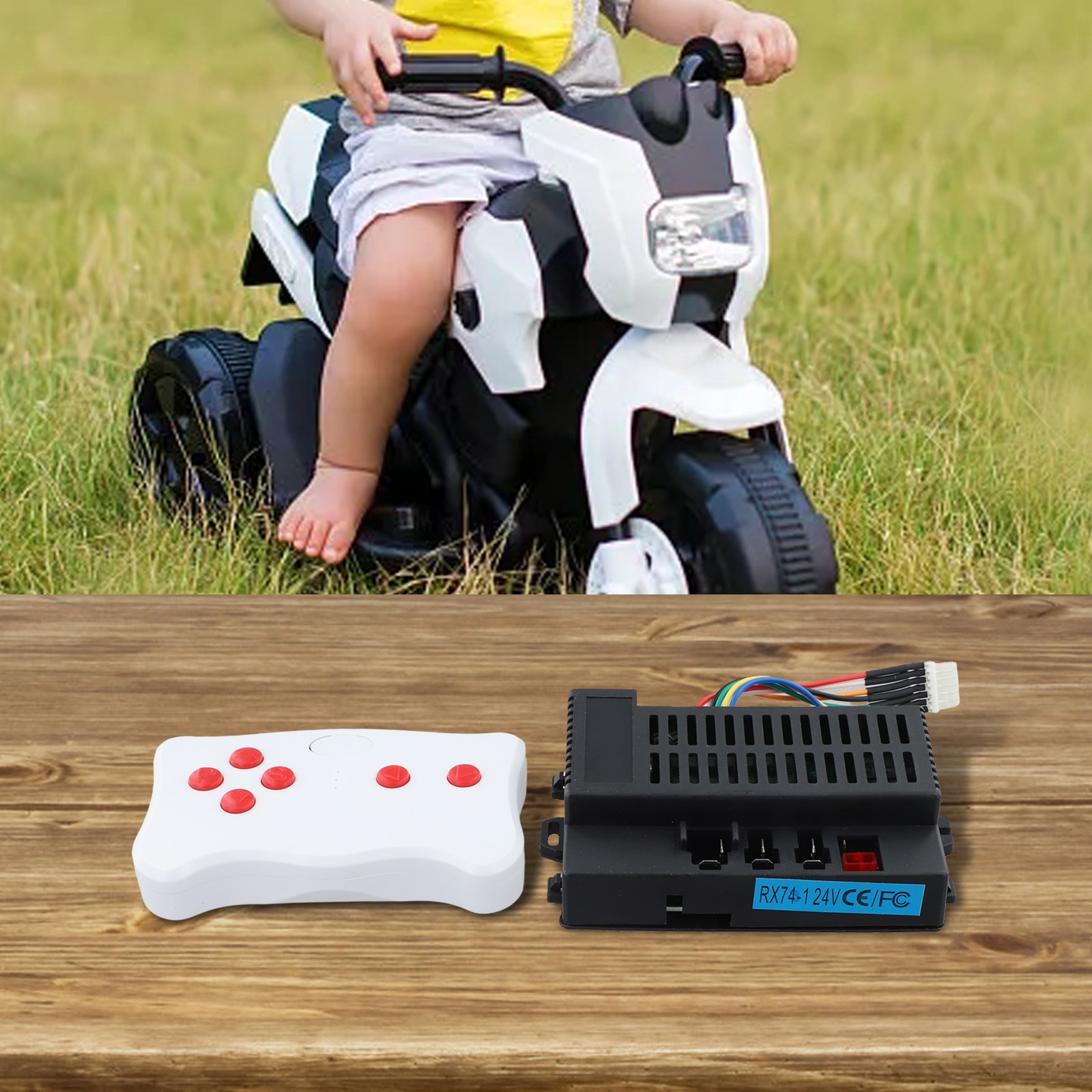 Reliable Control Box Receiver Remote Control for Kids' Electric Toy Car - Picture 181 of 208
