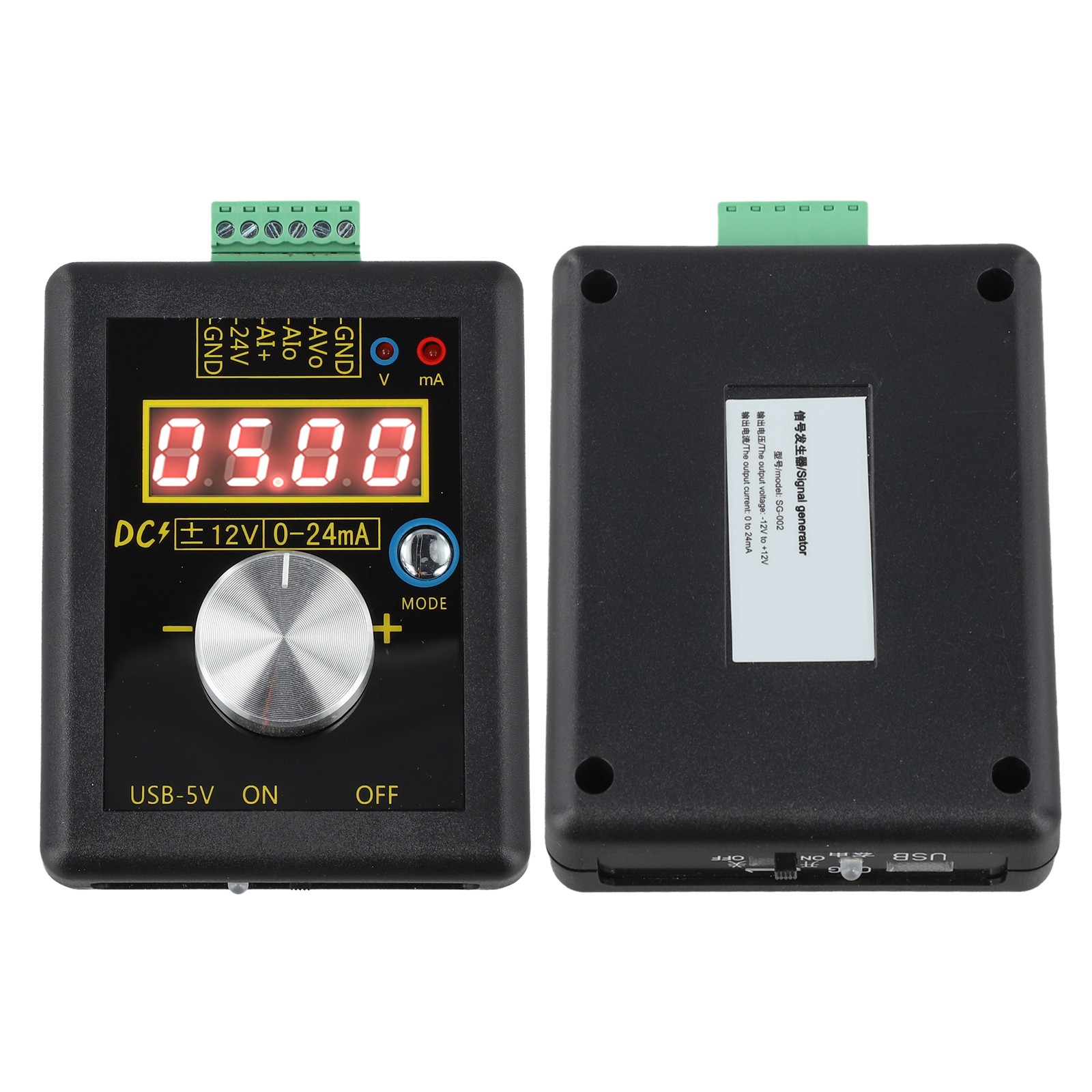 Voltage Signal Generator 0 10V Output for Field Testing and Maintenance Tasks