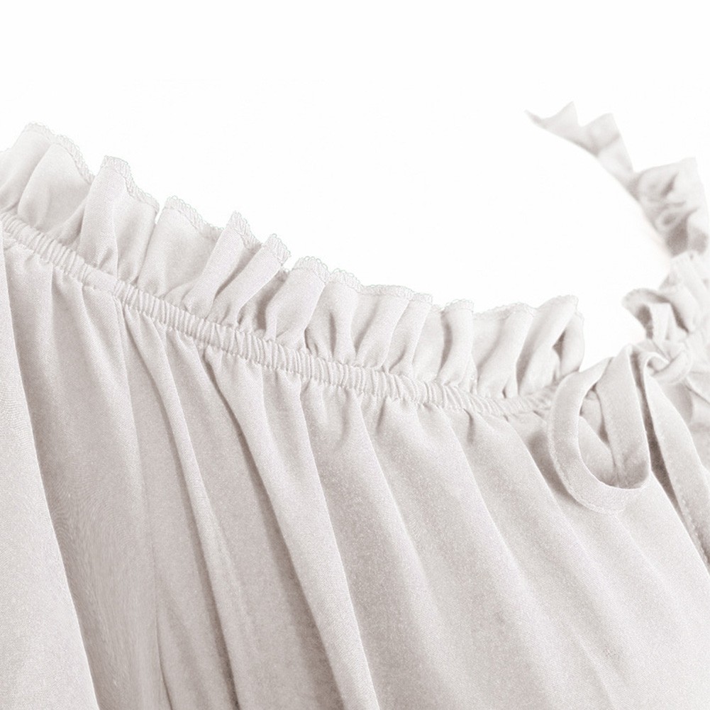 Women A Line Renaissance Dress Short Sleeve Square Neck Medieval Costume - Picture 16 of 28
