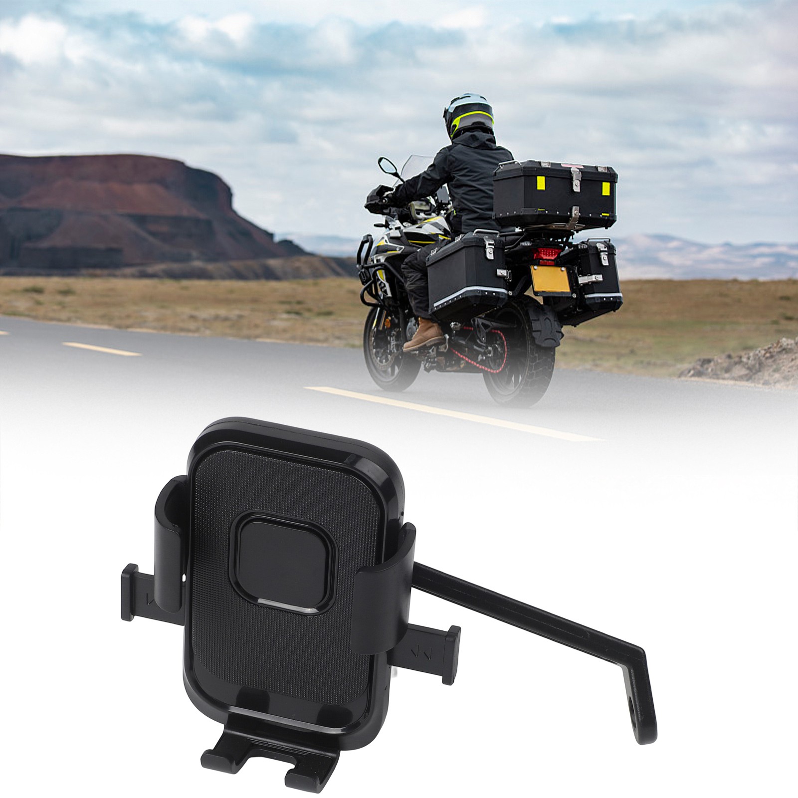 Shockproof Design Mobile Phone Holder for Motorcycles with Adjustable Angle - Picture 28 of 36