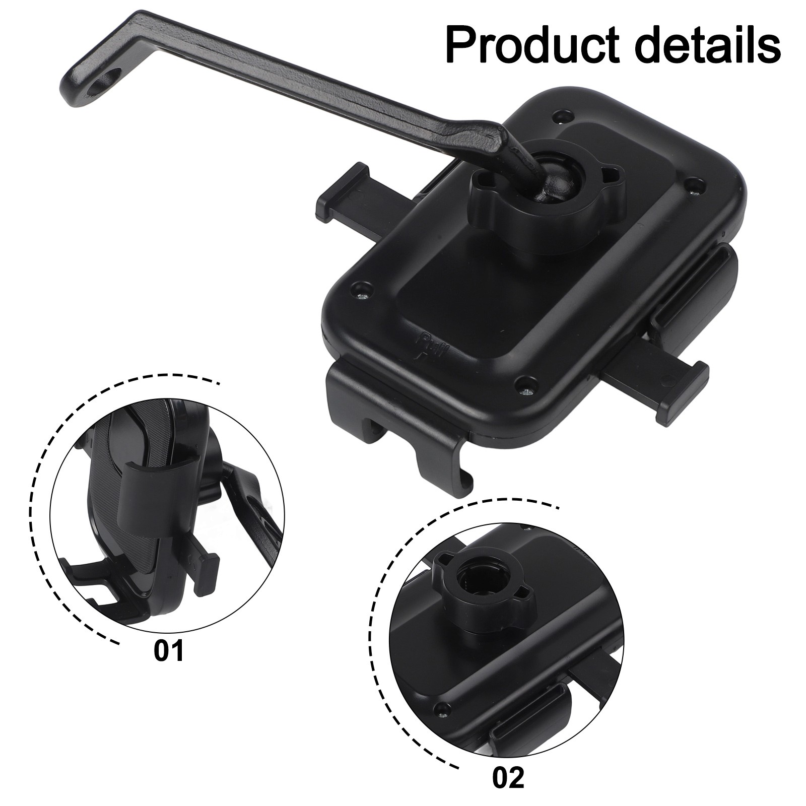 Shockproof Design Mobile Phone Holder for Motorcycles with Adjustable Angle - Picture 30 of 36