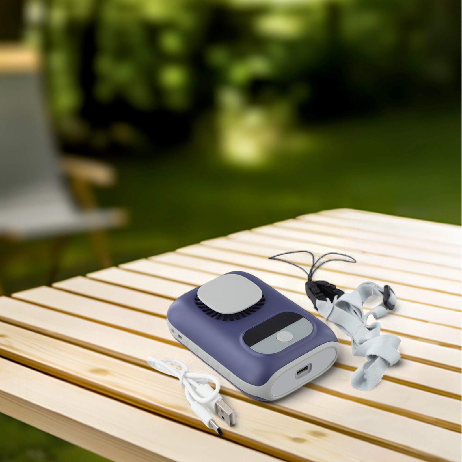 Personal Waist Fan with Fast Charging and Brushless Motor for Outdoors