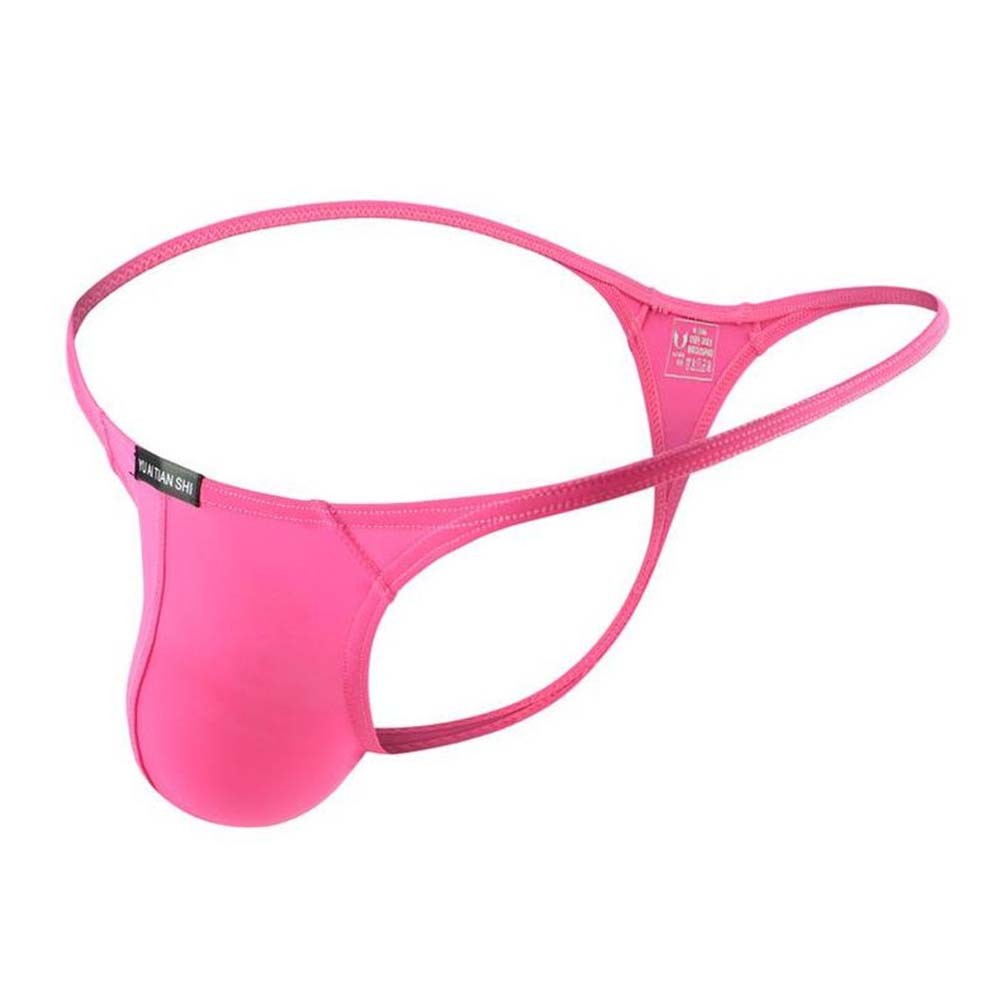 Mens Breathable Underpants Thong Solid Color Thin Underwear Comfortable Fit - Picture 16 of 17
