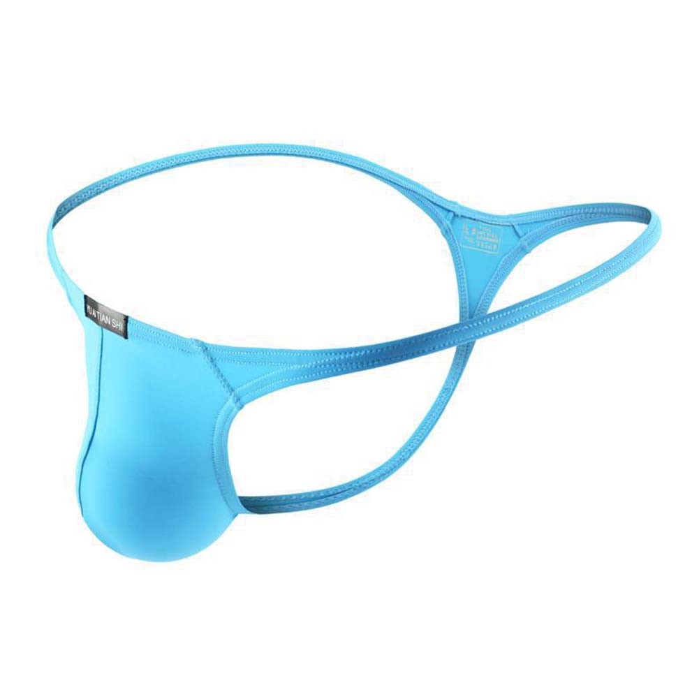 Mens Breathable Underpants Thong Solid Color Thin Underwear Comfortable Fit - Picture 11 of 17