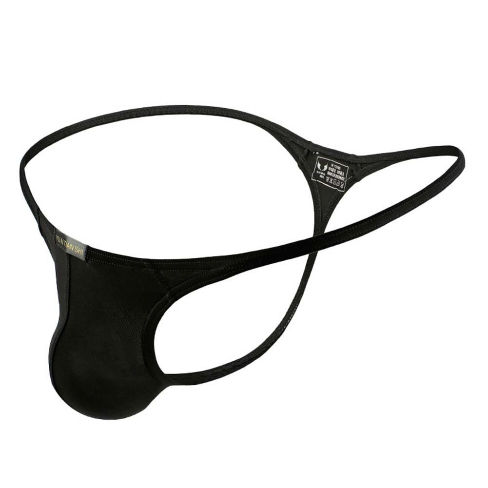 Mens Breathable Underpants Thong Solid Color Thin Underwear Comfortable Fit - Picture 13 of 17