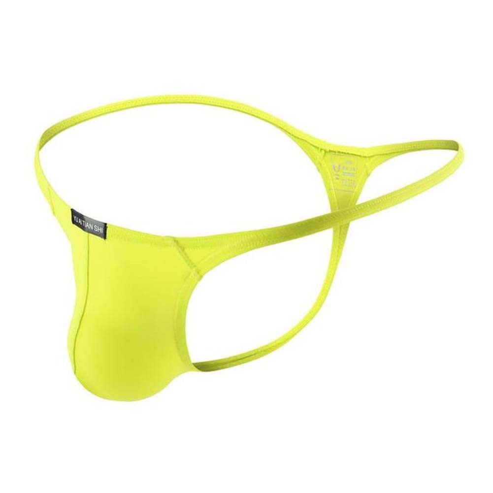 Mens Breathable Underpants Thong Solid Color Thin Underwear Comfortable Fit - Picture 15 of 17