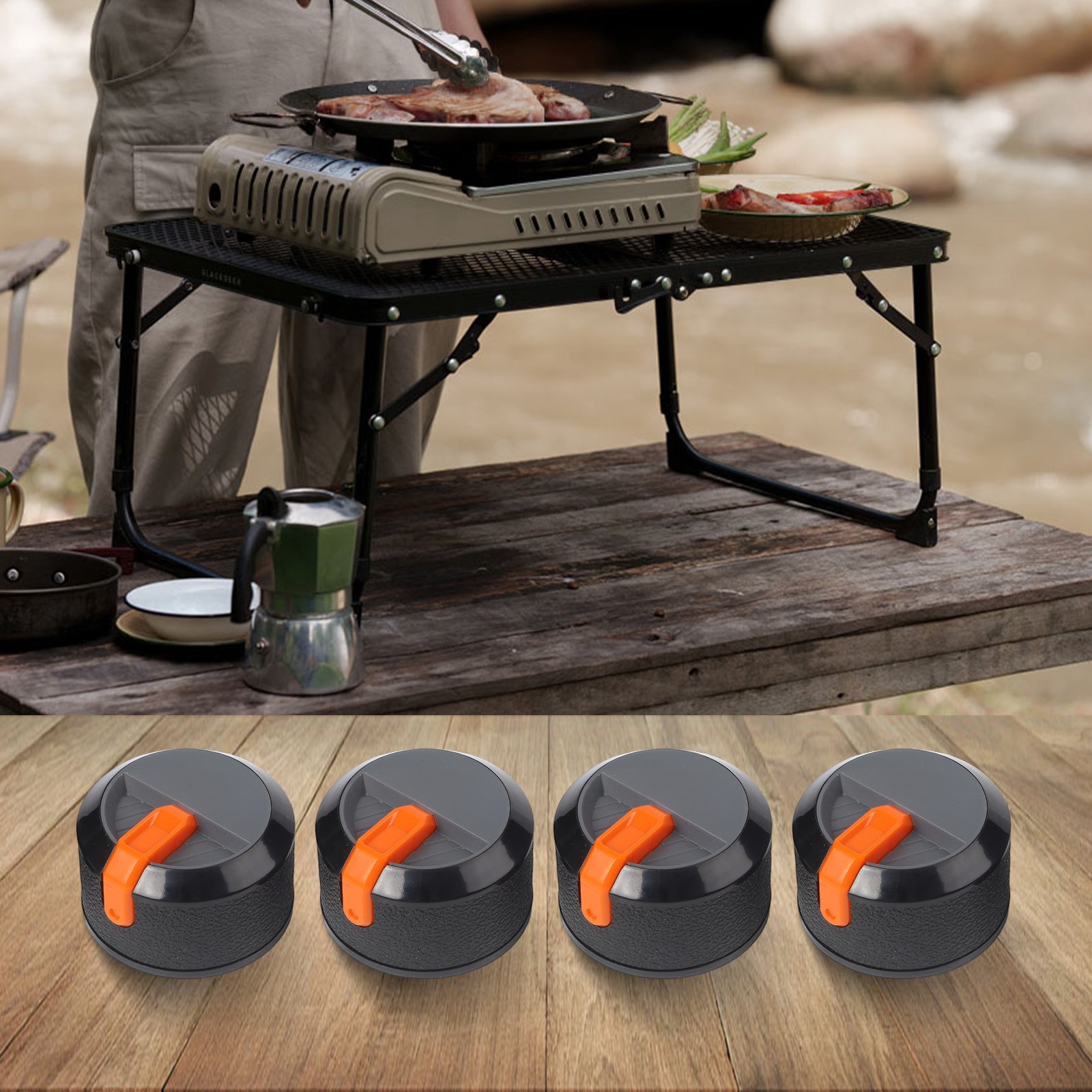 4 Pack Electroplated Knobs for Stove and Grill Enhance Your Cooking Control