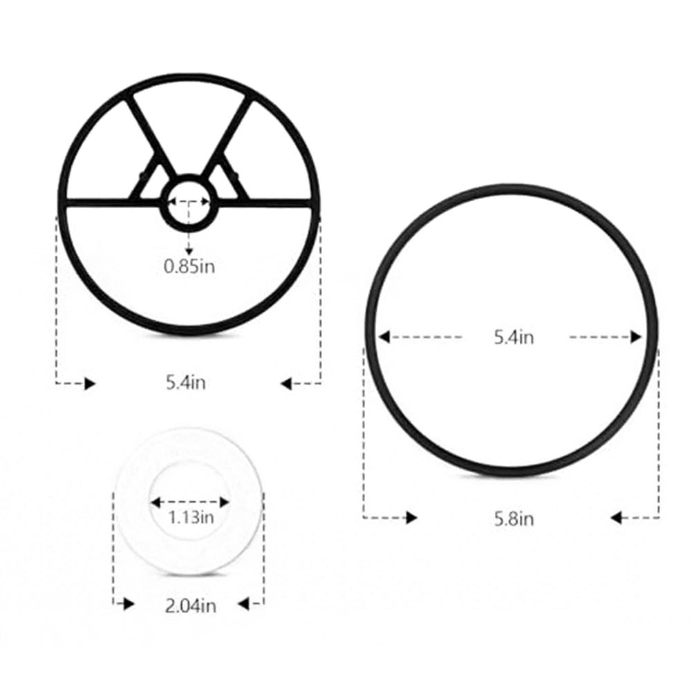O-Ring Filtration Upgrade Complete Rebuild Kit Maximizes Filter Efficiency