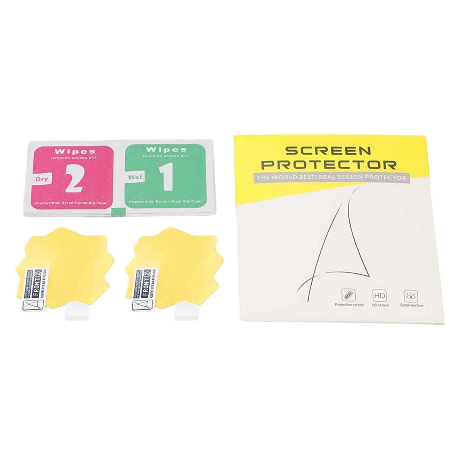 2 Pack Clear Yellow Screen Protector for Tamagotchi Paradise Full Screen Fit